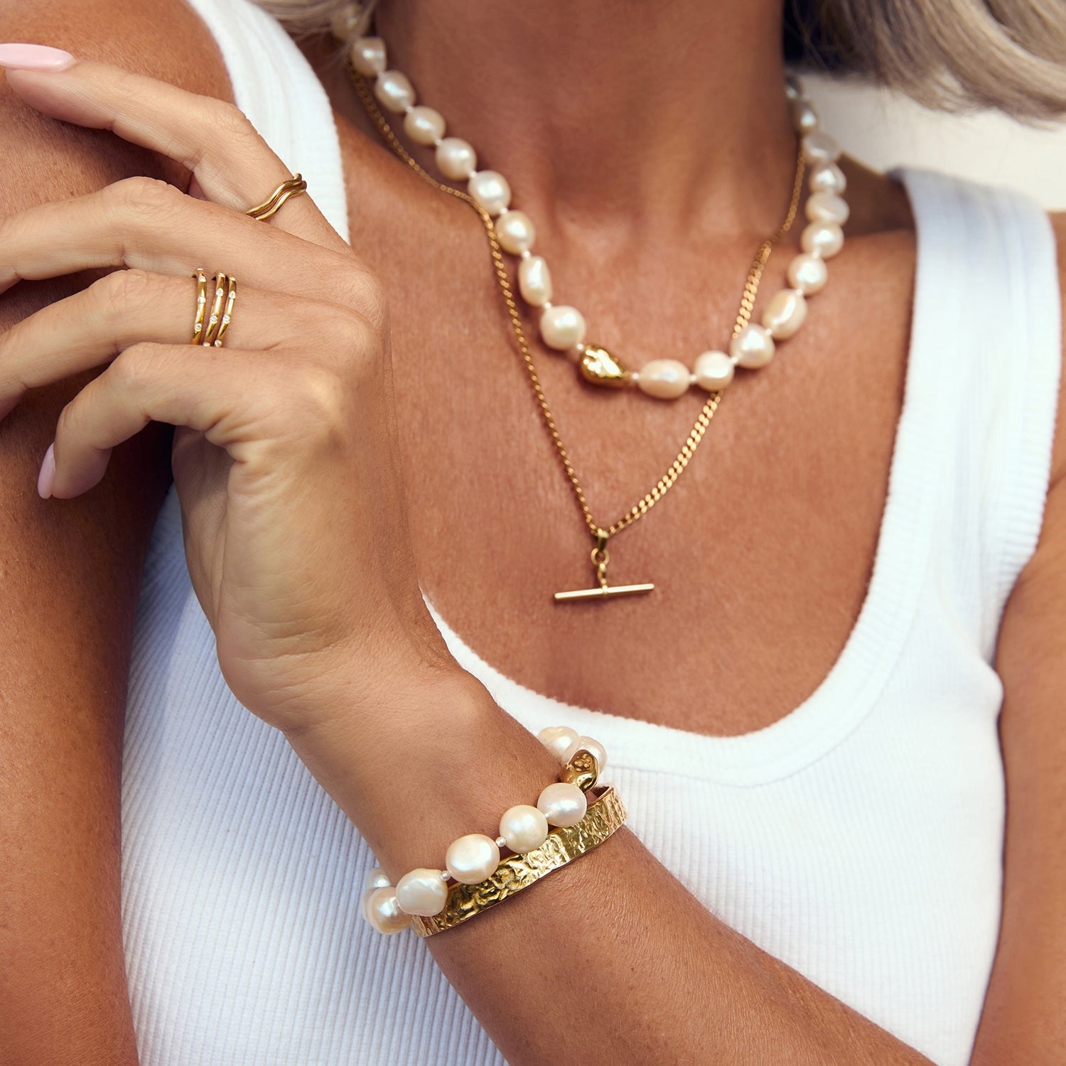 Arms Of Eve | Hariette Pearl Bracelet