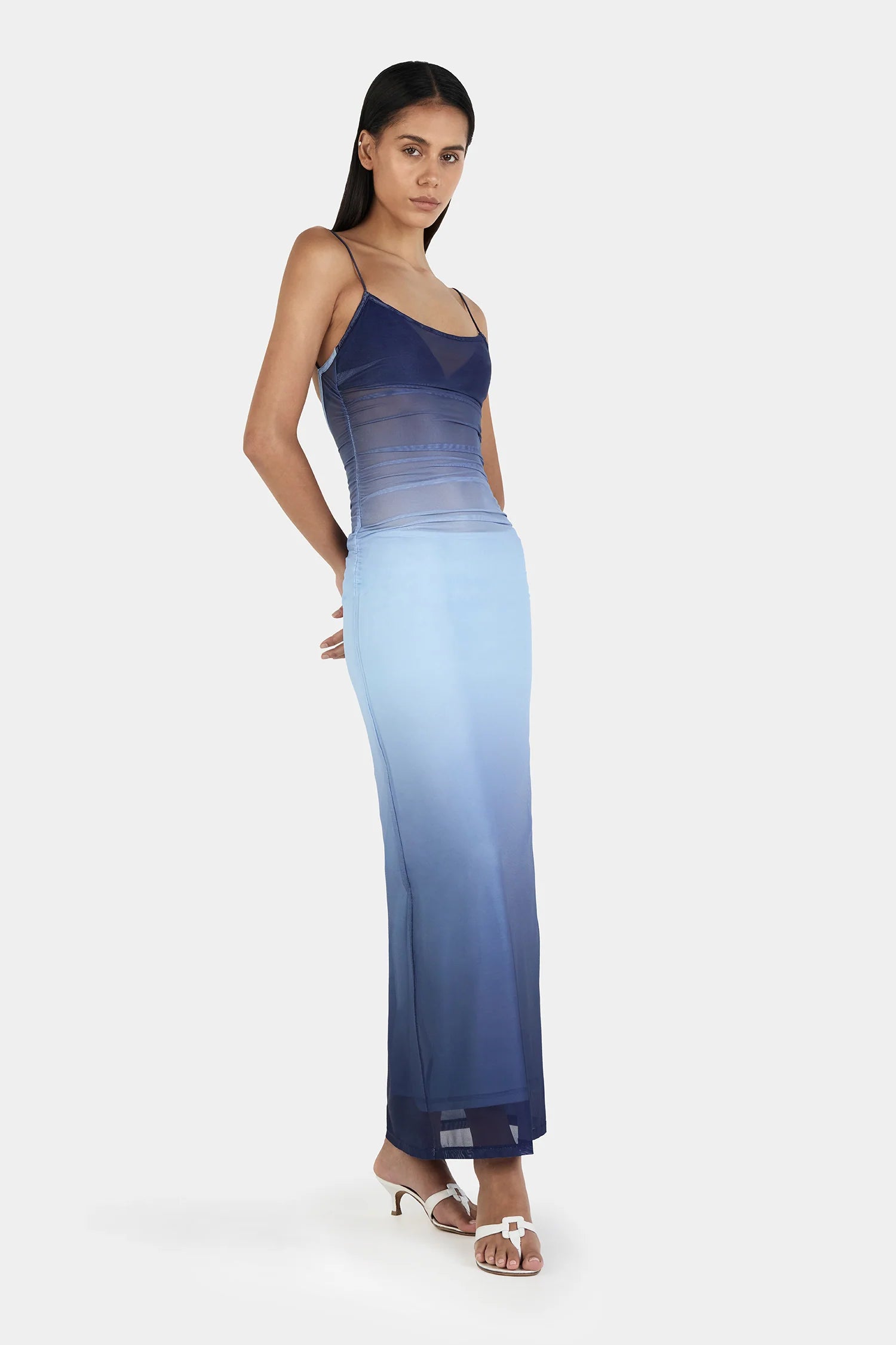Ownley | Arabella Midi Dress - Ocean Gradient