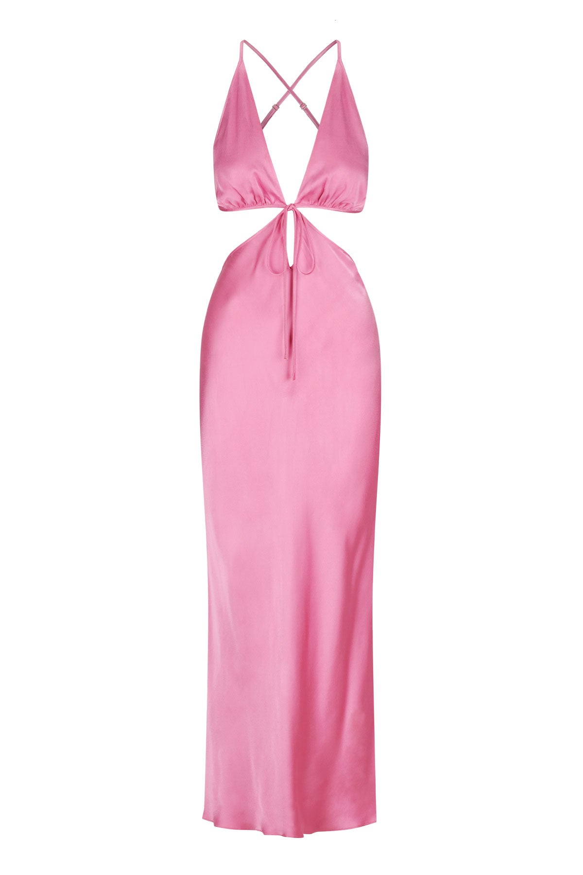 Shona Joy | Arienzo Cut Out Tie Back Midi Dress