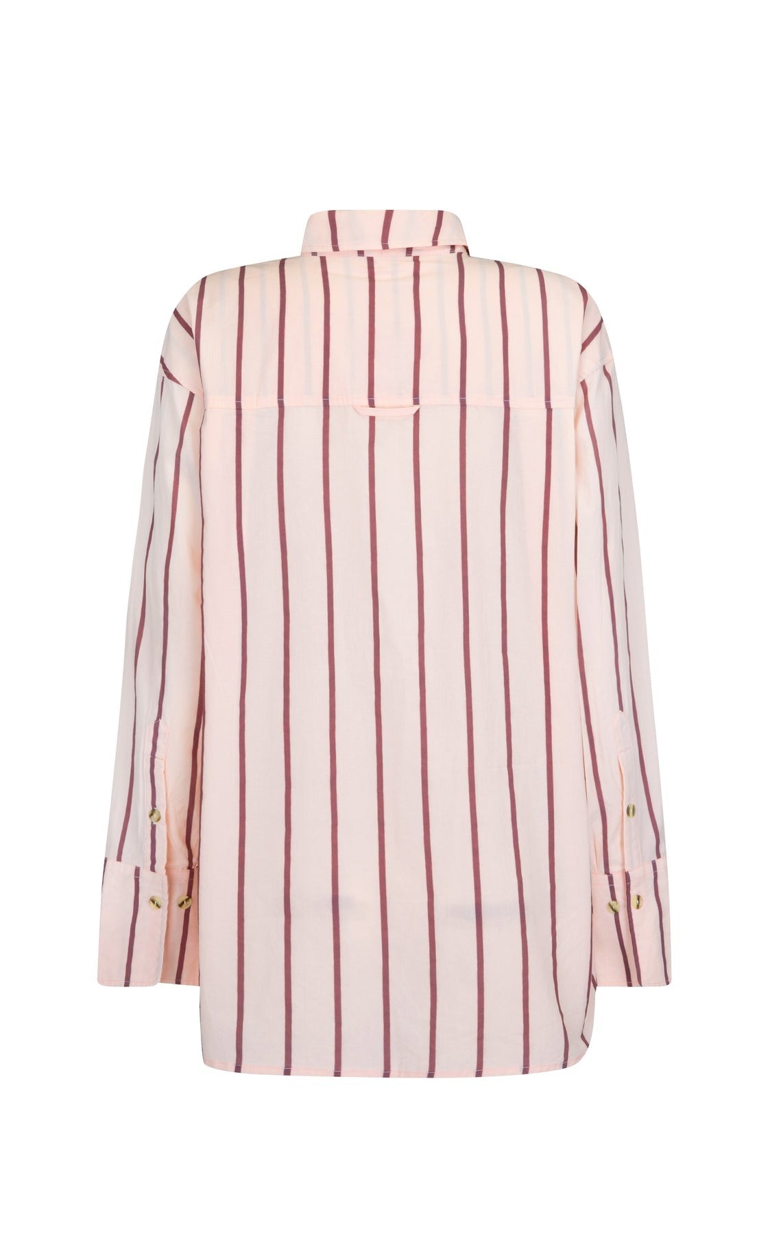 Araminta James | Alpine Cotton Stripe Shirt Light Blush