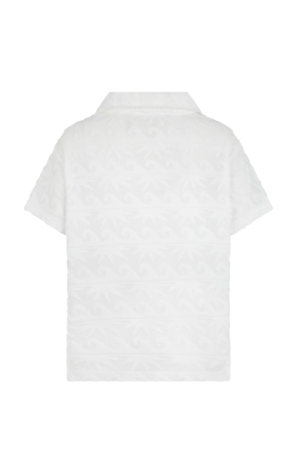 Waimea Terry Polo Shirt Vanilla