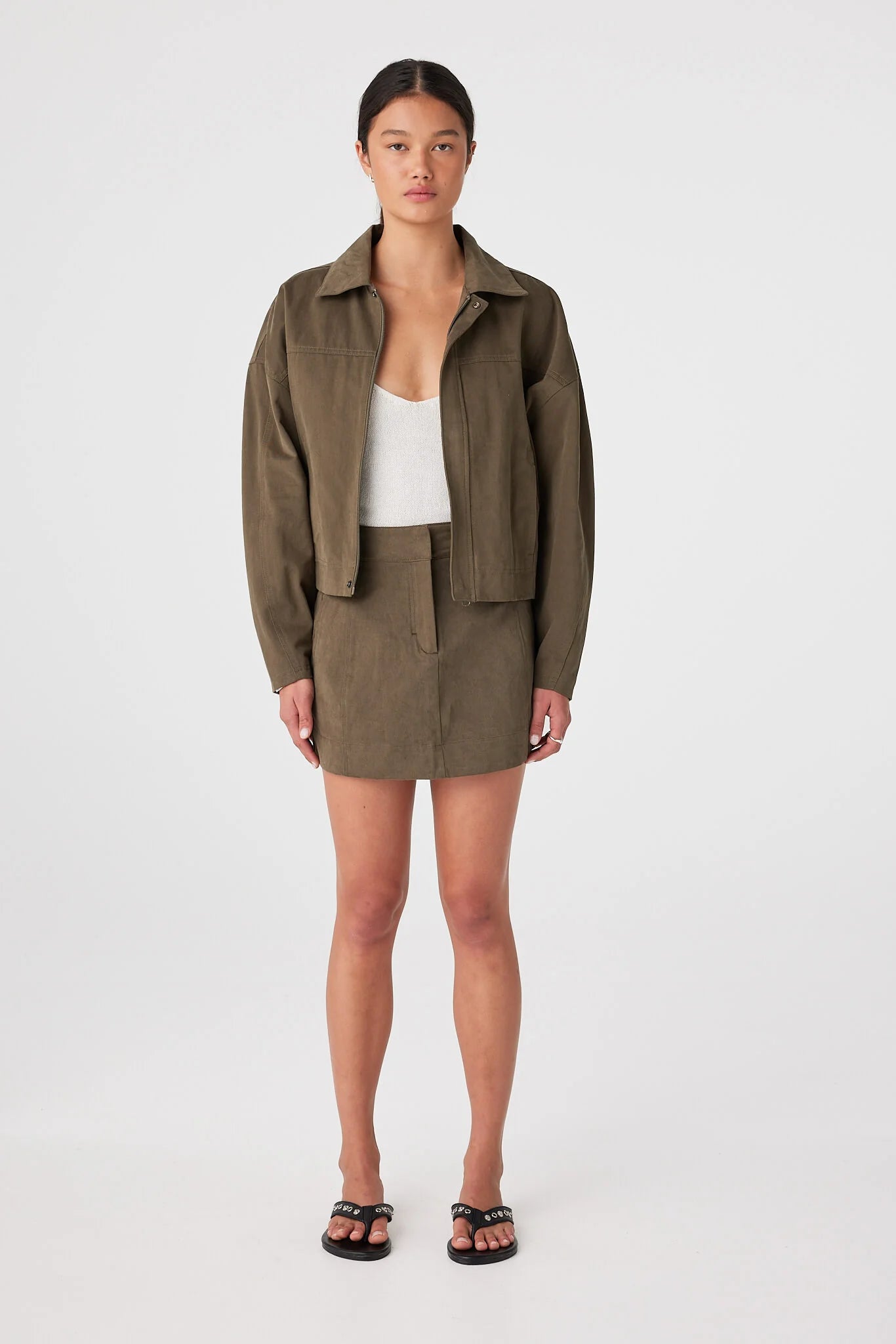 Arcaa Movement | Eames Mini Skirt - Khaki