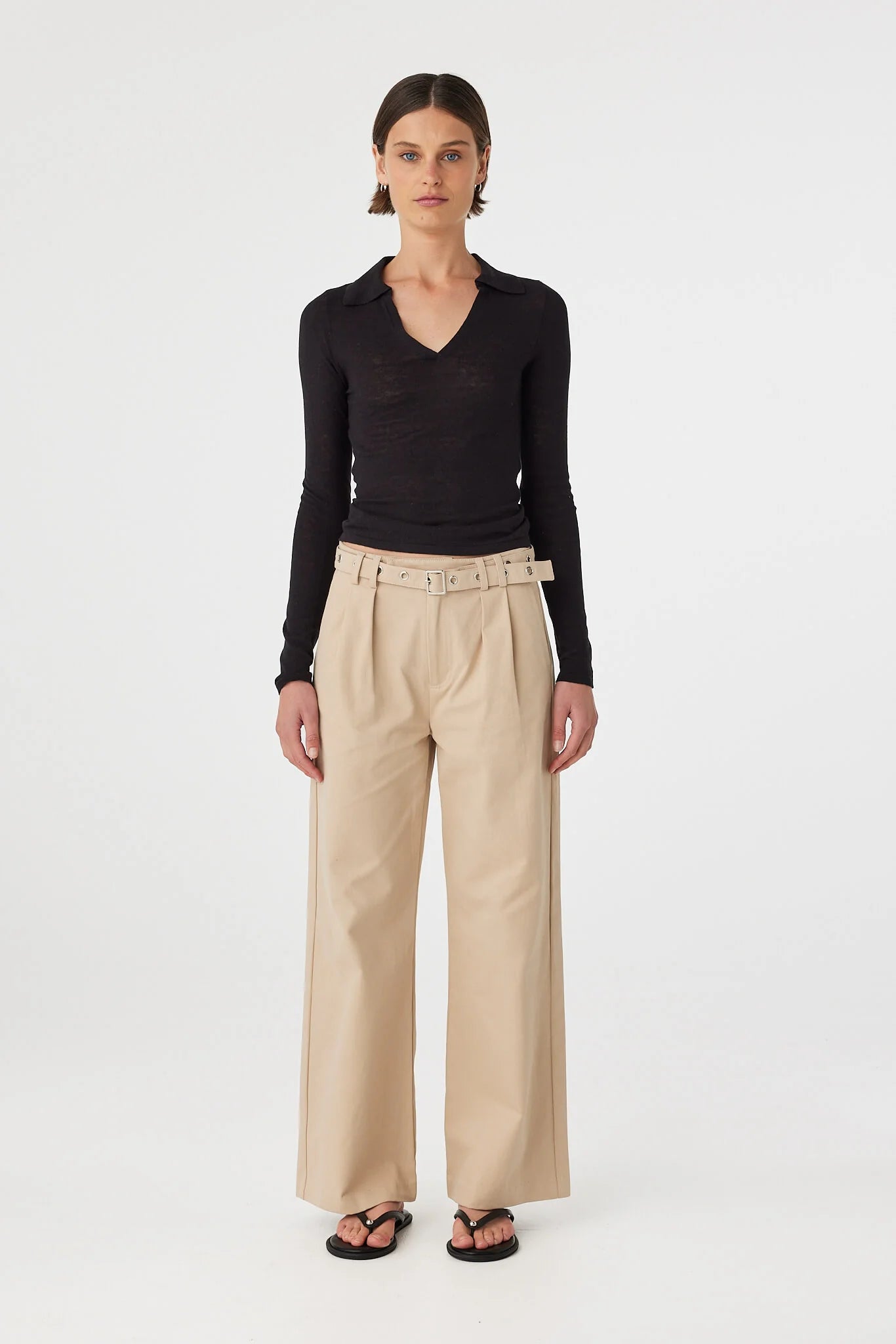 Arcaa Movement | Mae Long Sleeve Top - Black