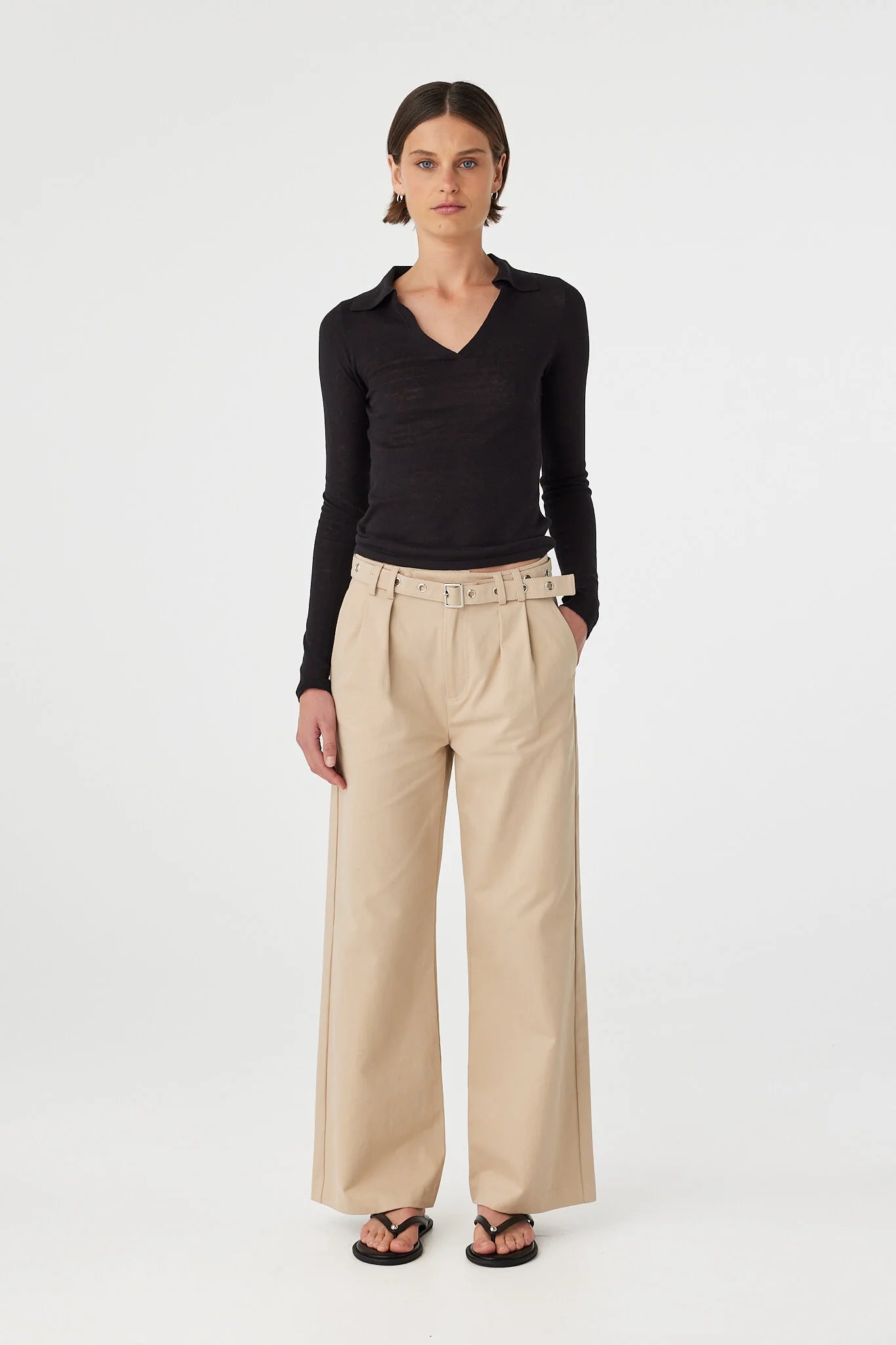 Arcaa Movement | Mae Long Sleeve Top - Black