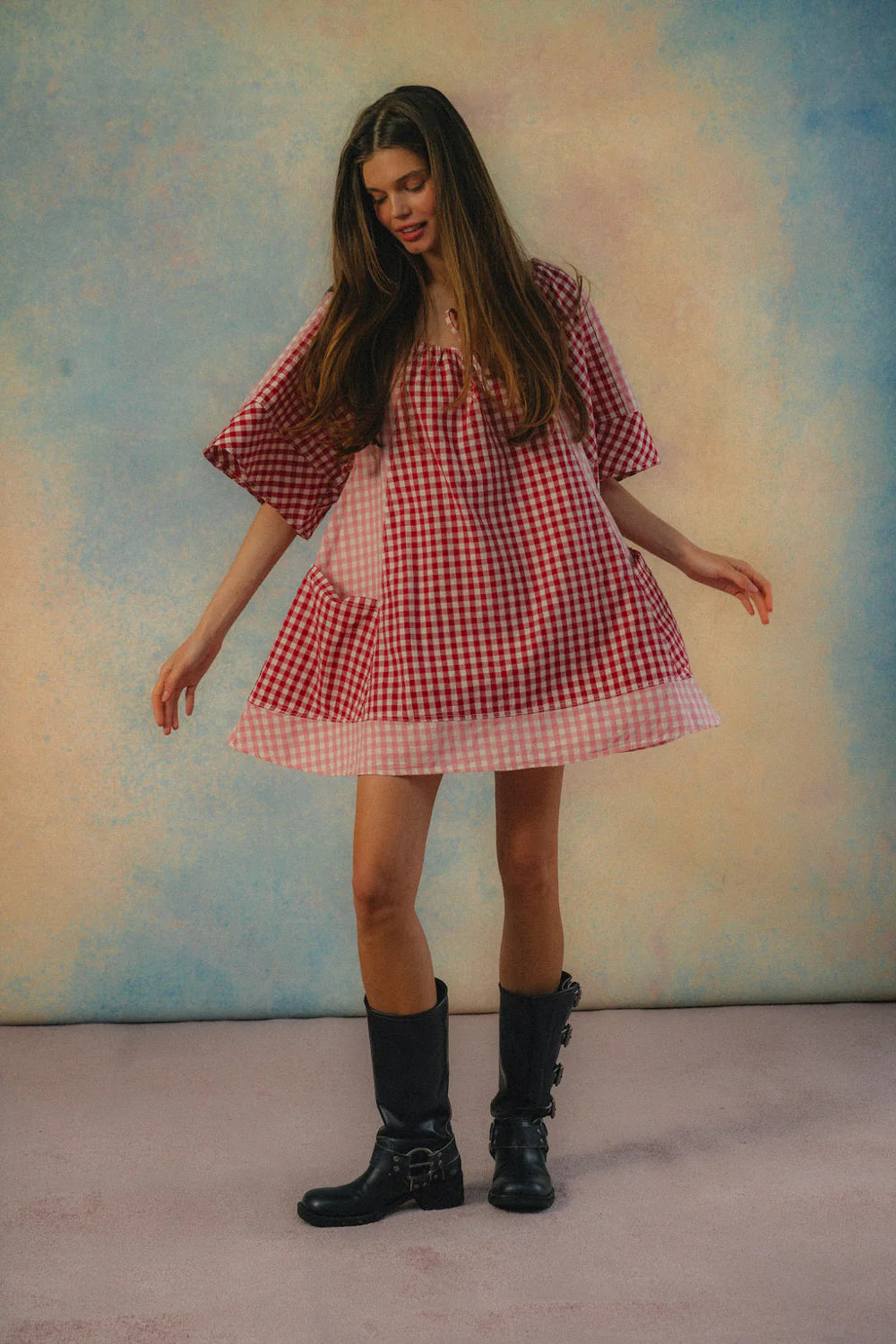 Ciao Ciao Vacation | Bloom Check Dress