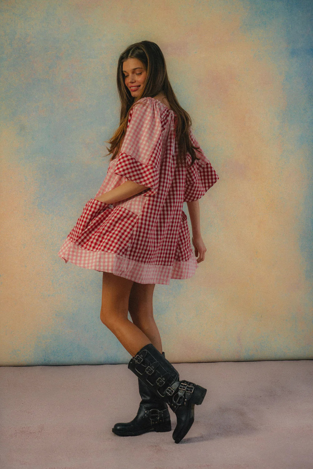 Ciao Ciao Vacation | Bloom Check Dress