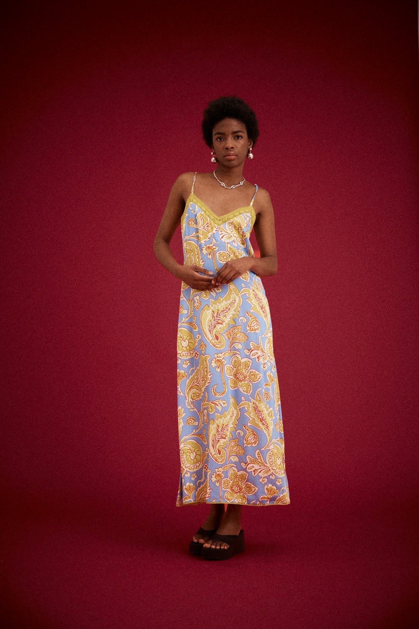 Kinga Csilla | Blue Miller Malter Dress