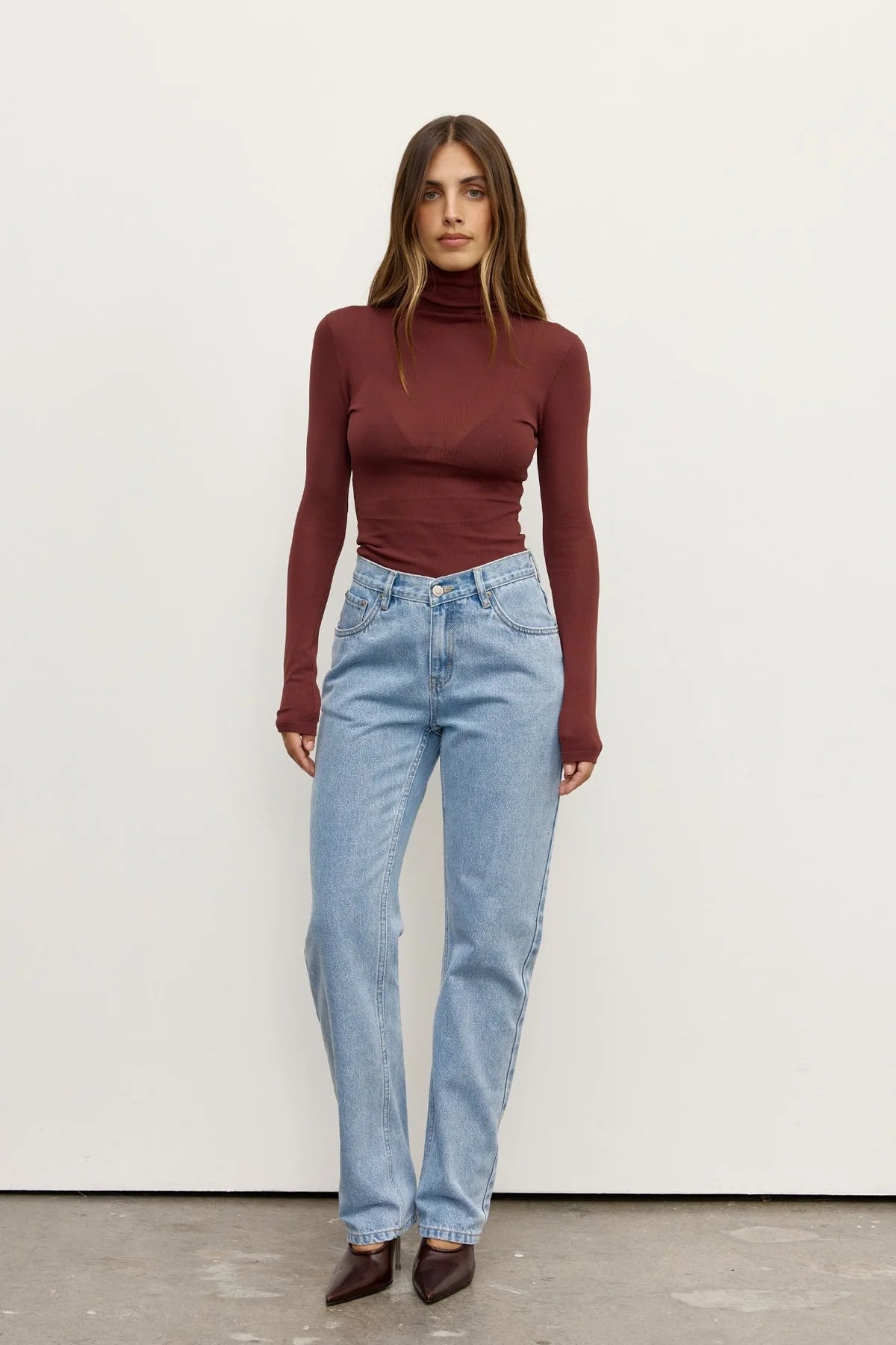 Bayse Brand | Airlie Top - Burgundy