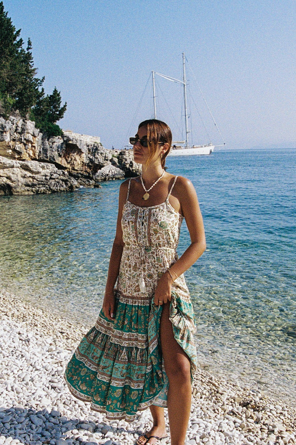 Arnhem | Sabba Midi Dress in Eden Cream