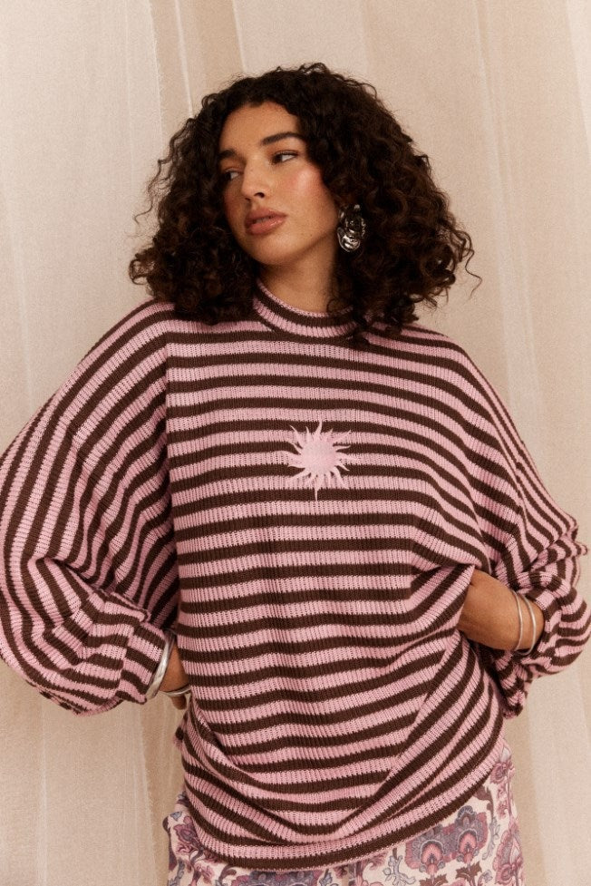 Kinga Csilla | Canto Striped Knit Jumper