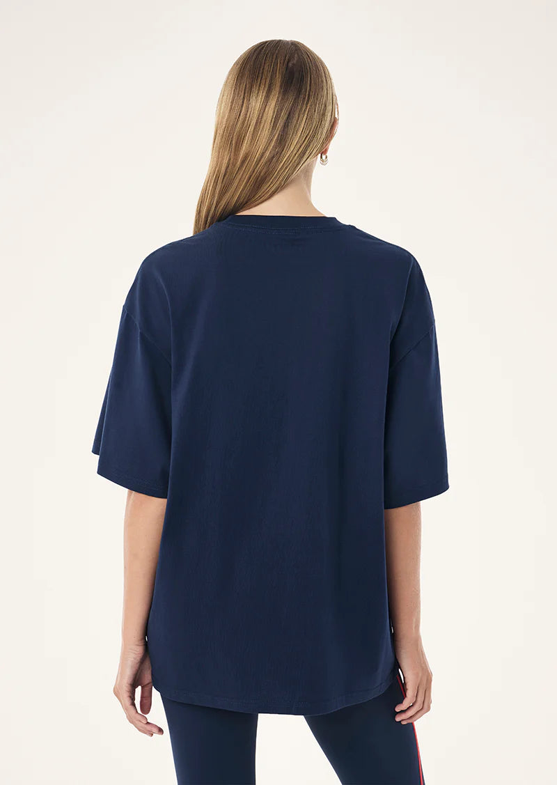 PE Nation | Core Oversized Tee - Dark Navy