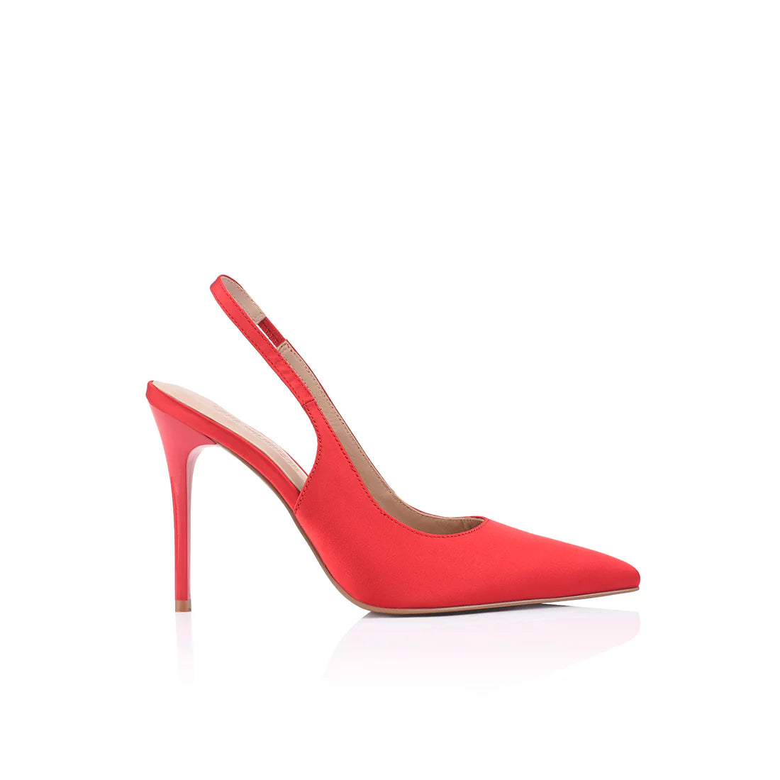 Charlize Pump Red Satin