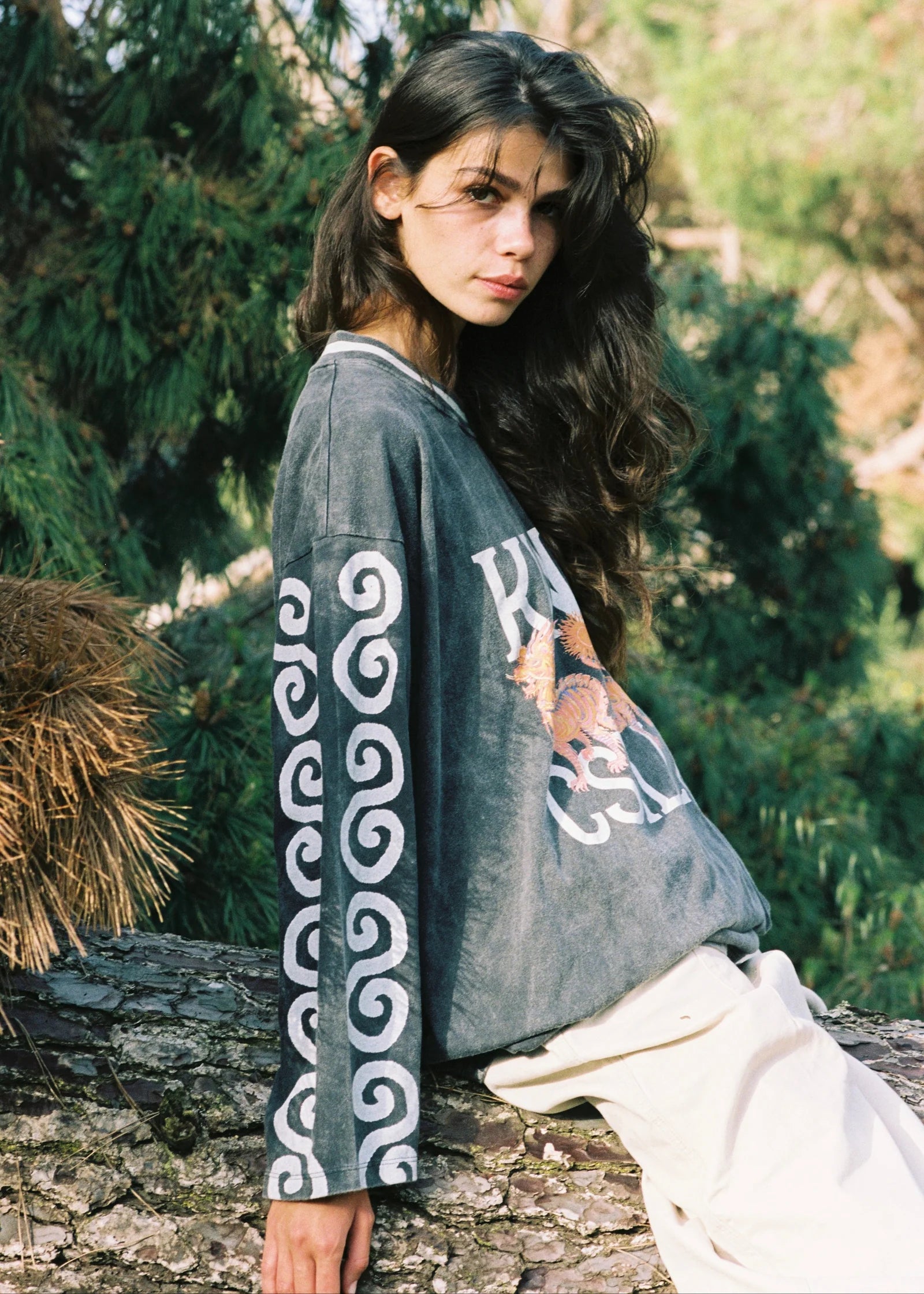 Kinga Csilla | Deserted Dragon Tommy Tee - Black