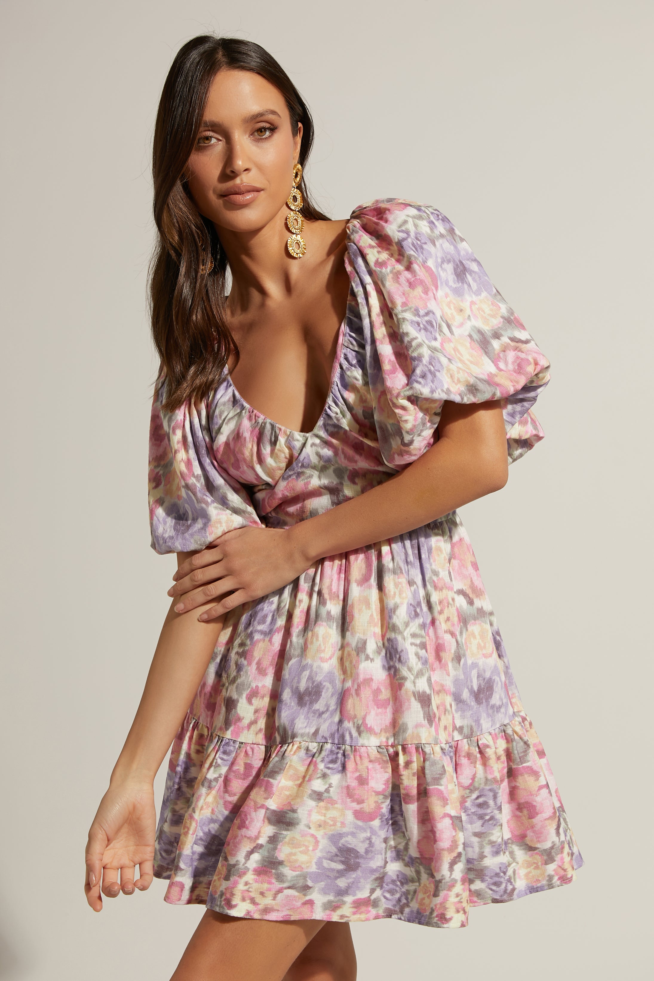 Tallulah Mini Dress - Aurora Print