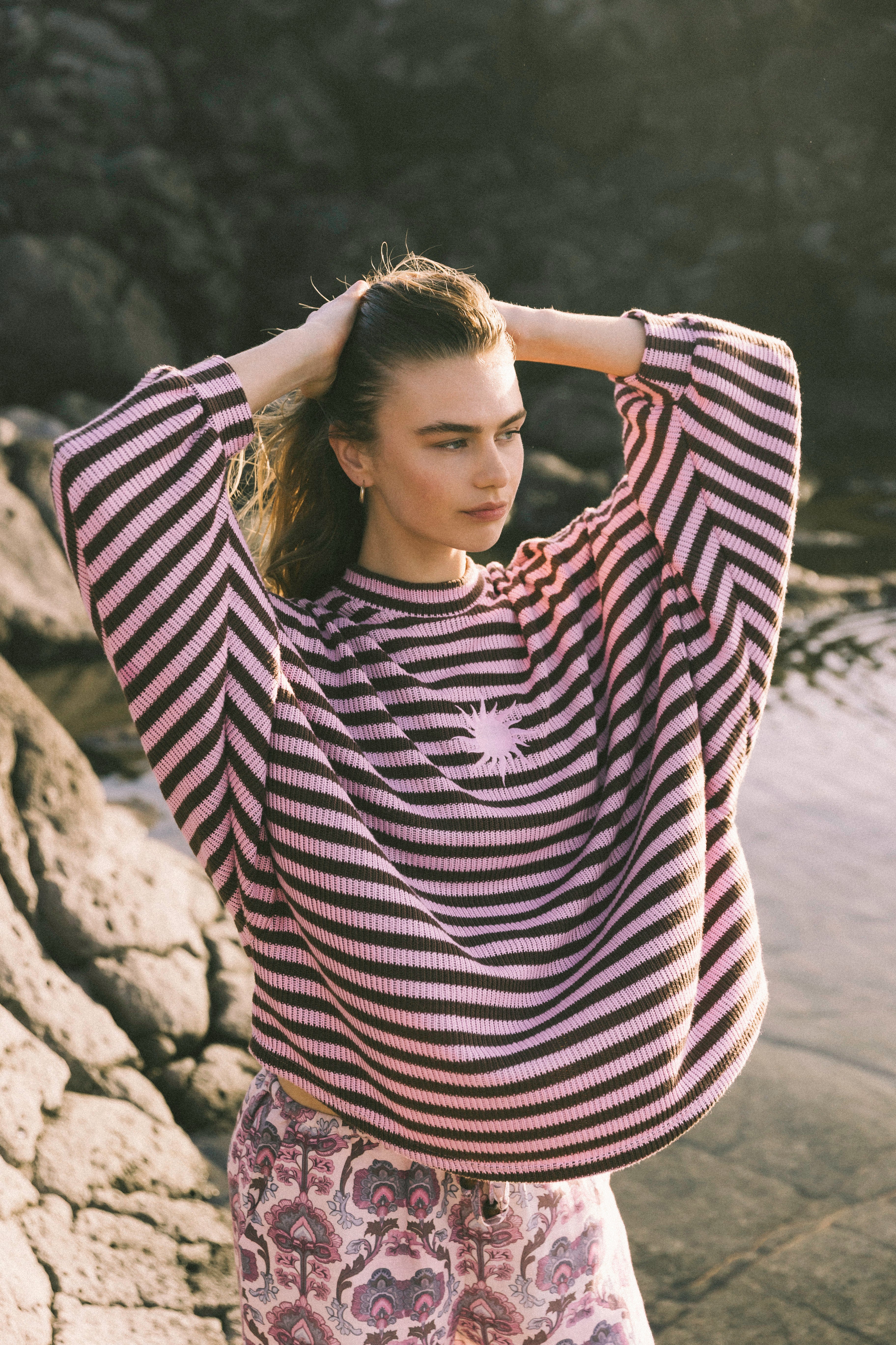 Kinga Csilla | Canto Striped Knit Jumper