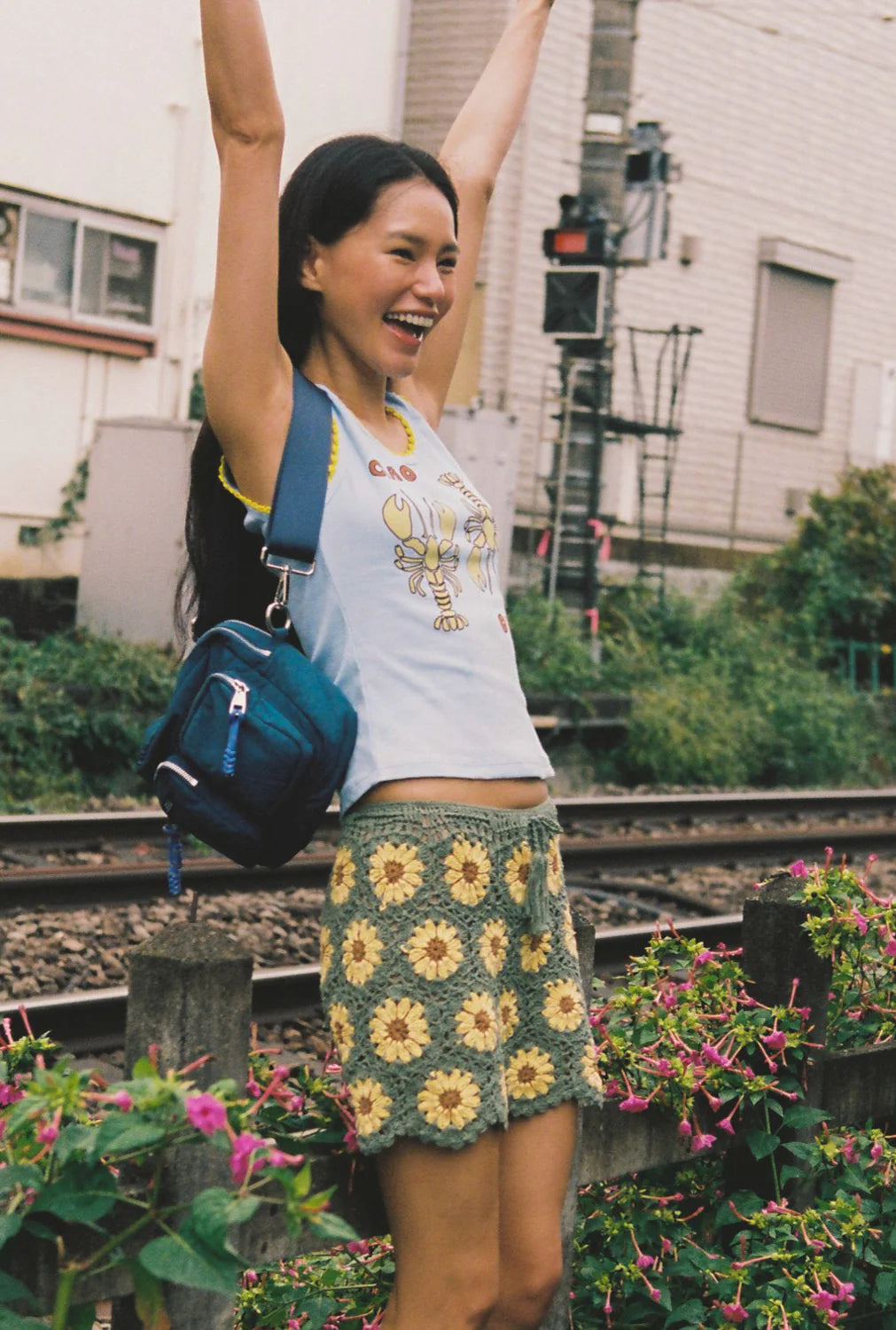 Ciao Ciao Vacation | Duo Rex Tank - Sky Blue