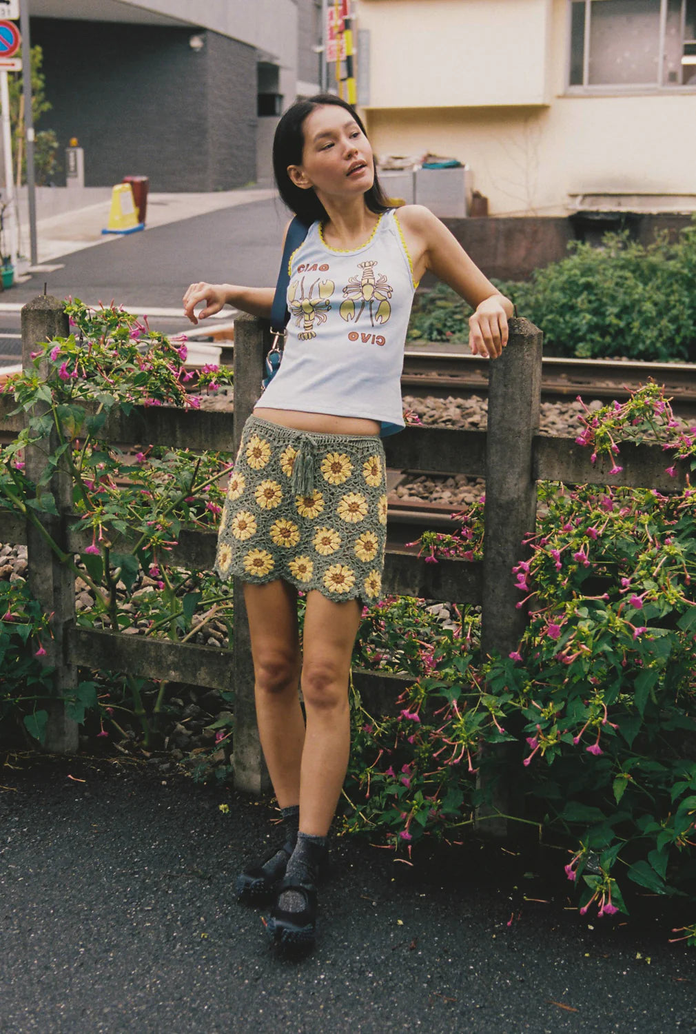 Ciao Ciao Vacation | Duo Rex Tank - Sky Blue