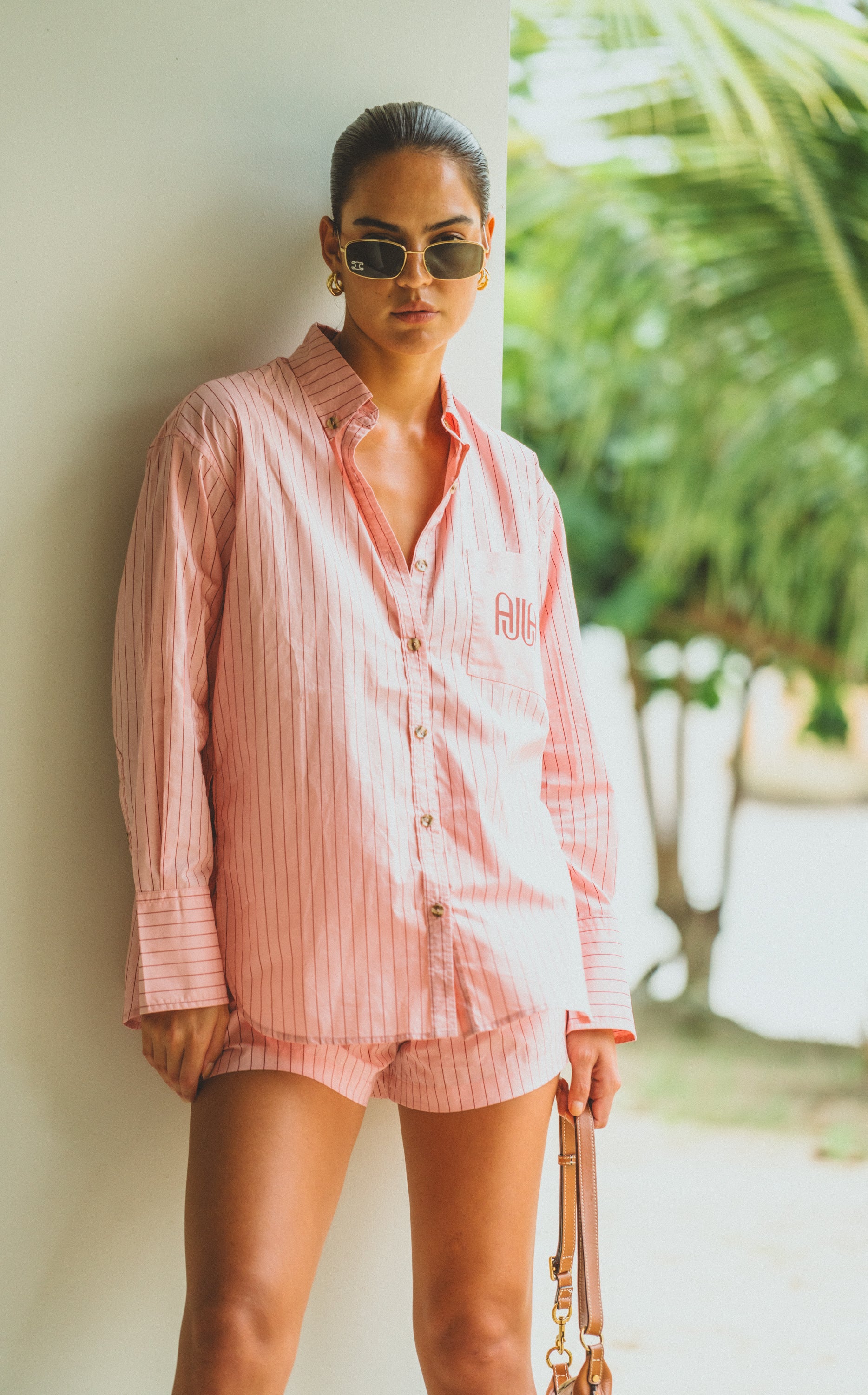 Araminta James | AJJA Pocket Shirt Blush Pink