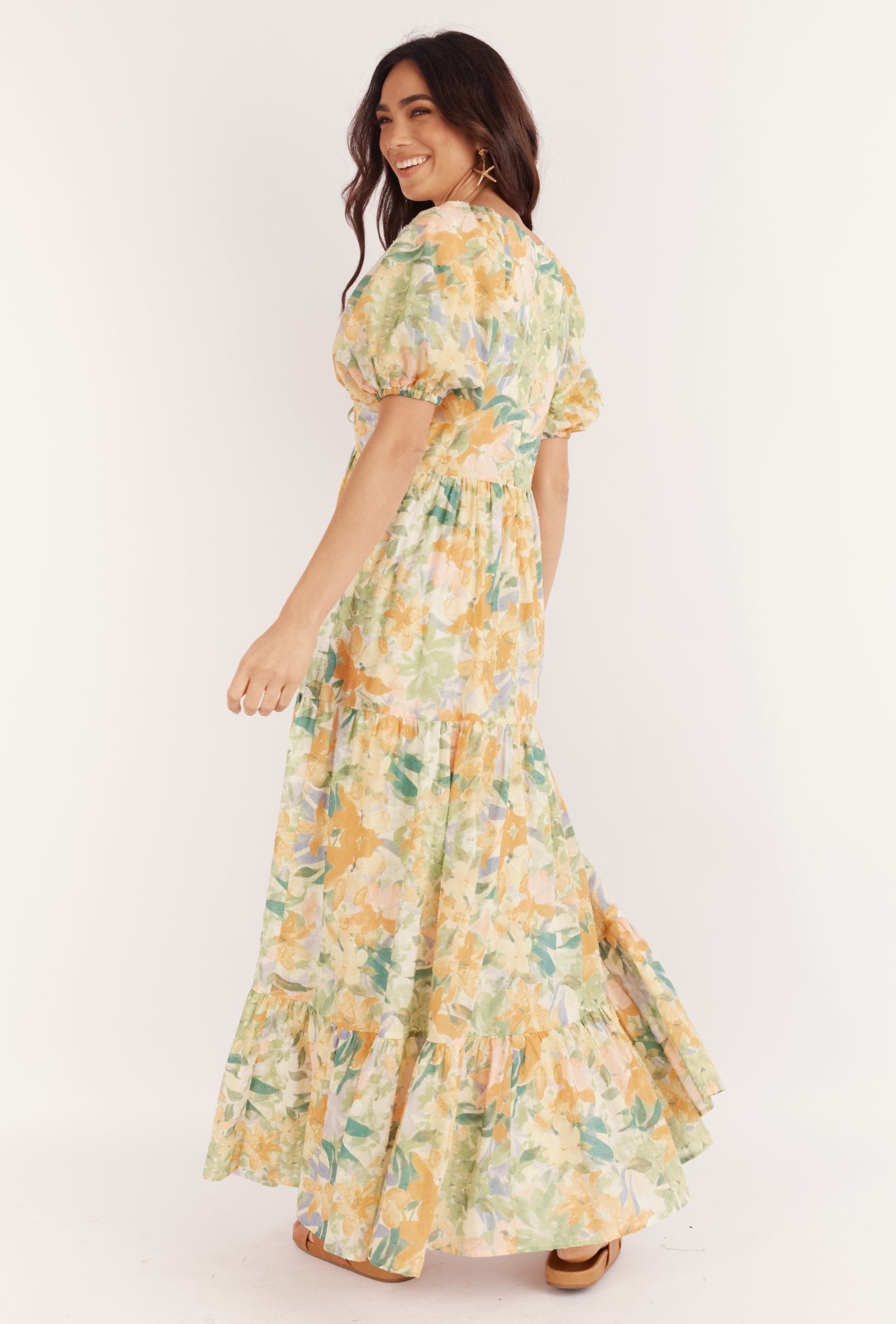 VALENTINA MAXI DRESS - WILDFLOWER PRINT