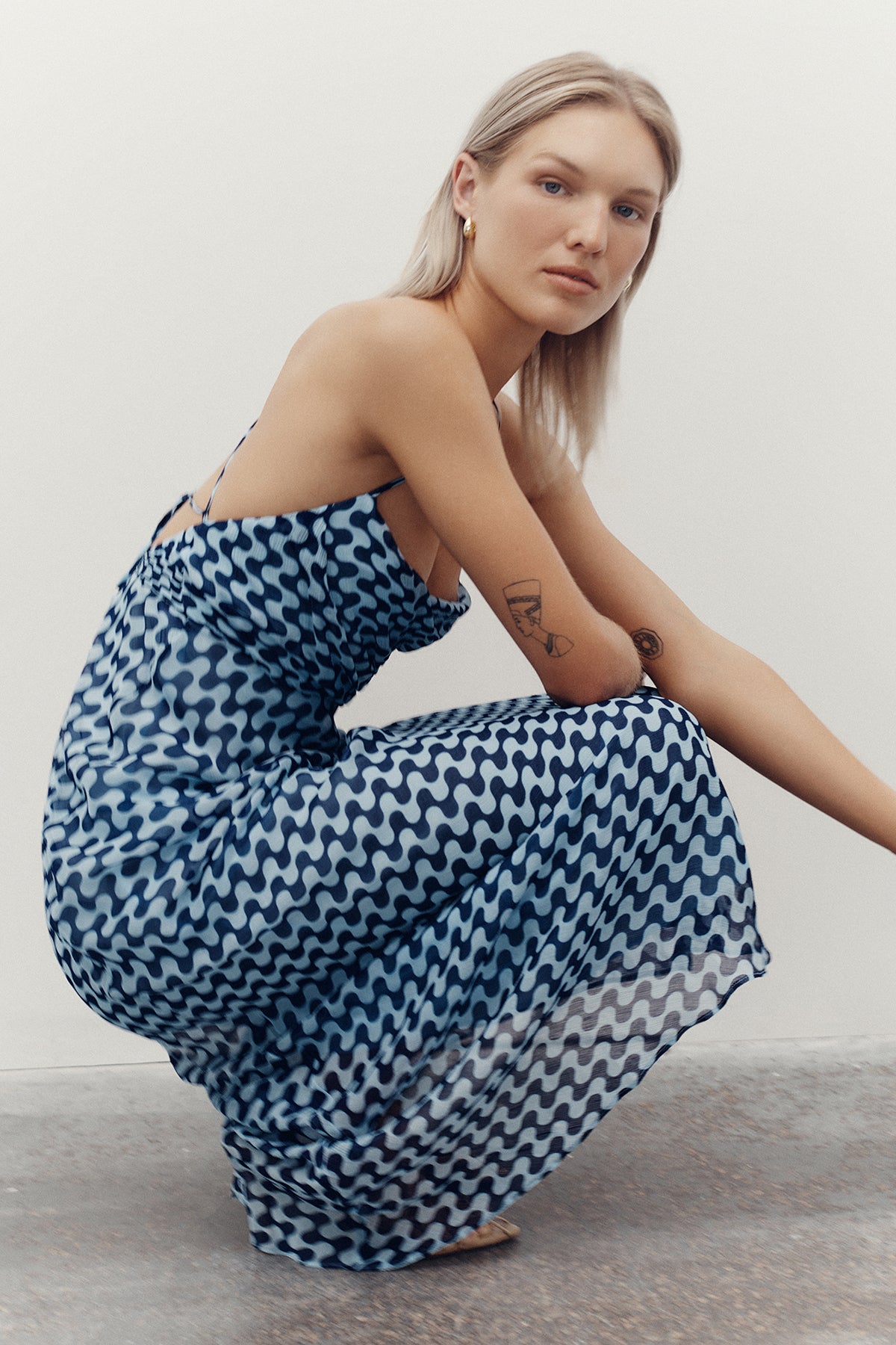 Shona Joy | Elina Lace Back Bias Maxi Dress