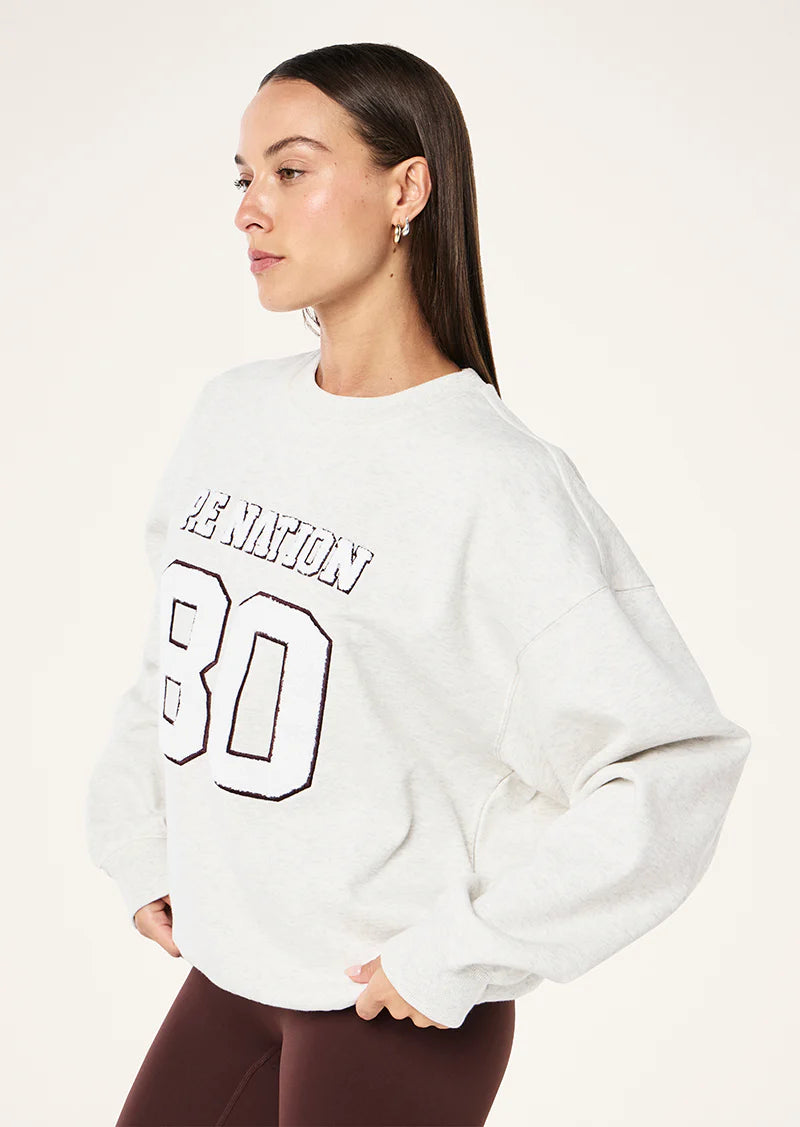 PE Nation | Elysian 2.0 Sweat - Snow Marle