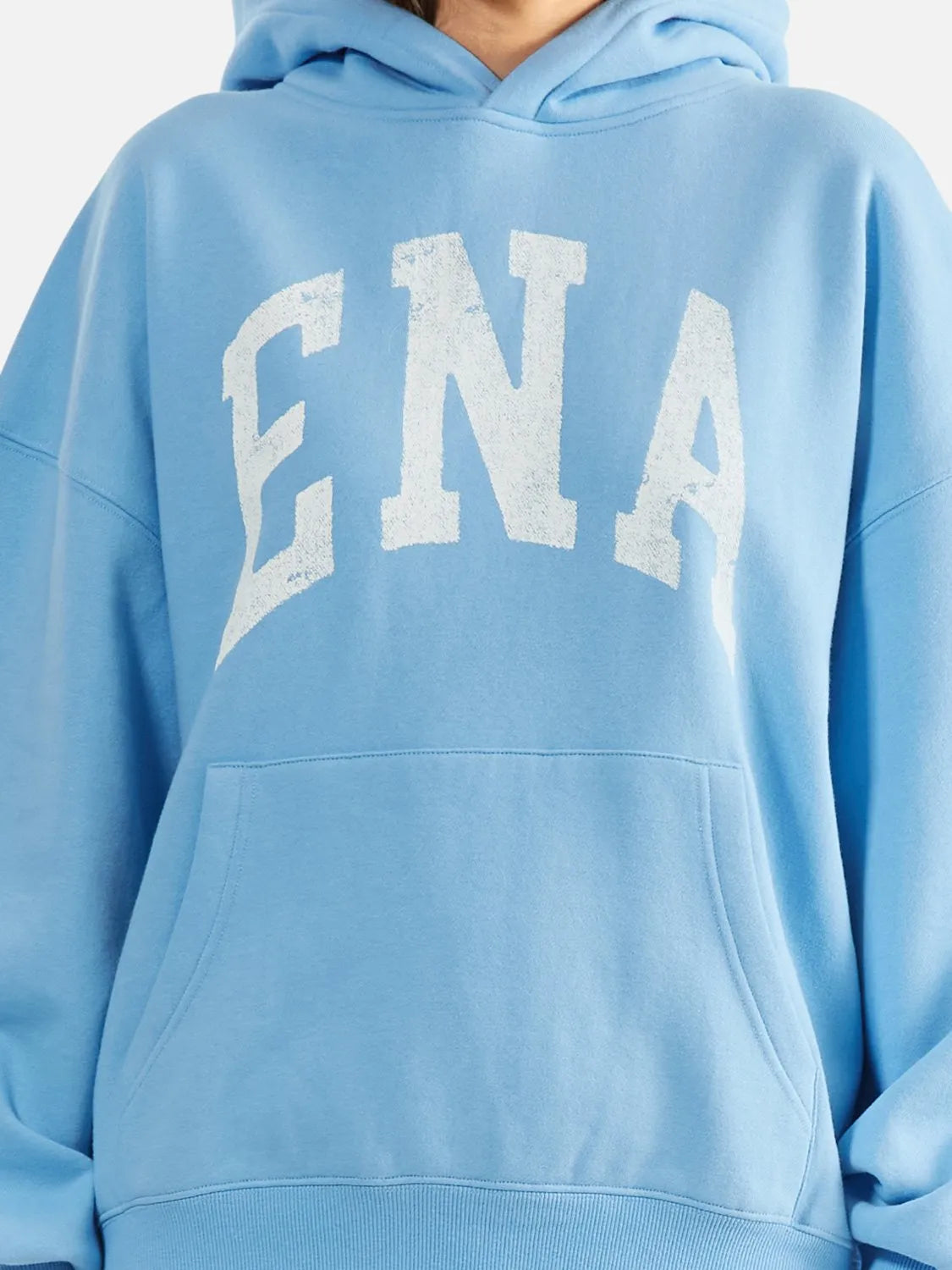 Ena Pelly | Harper Oversized Hoodie - Cornflower Blue