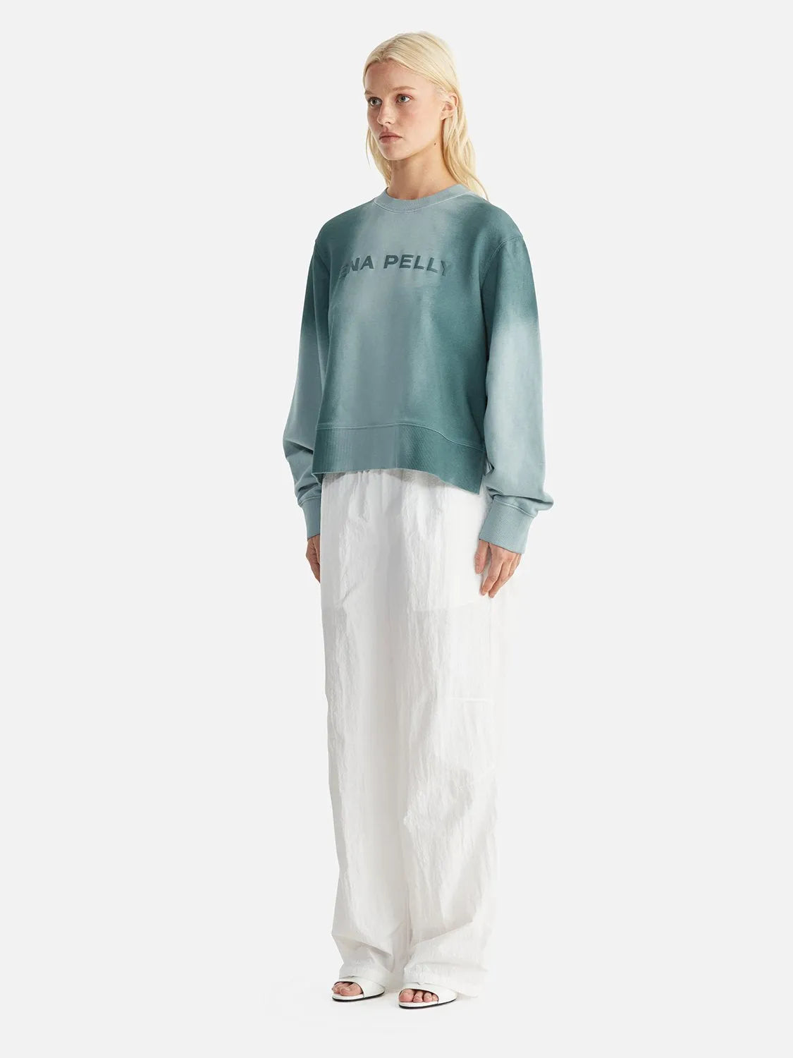 Ena Pelly | Remi Relaxed Sweater Ombre Mist/Teal