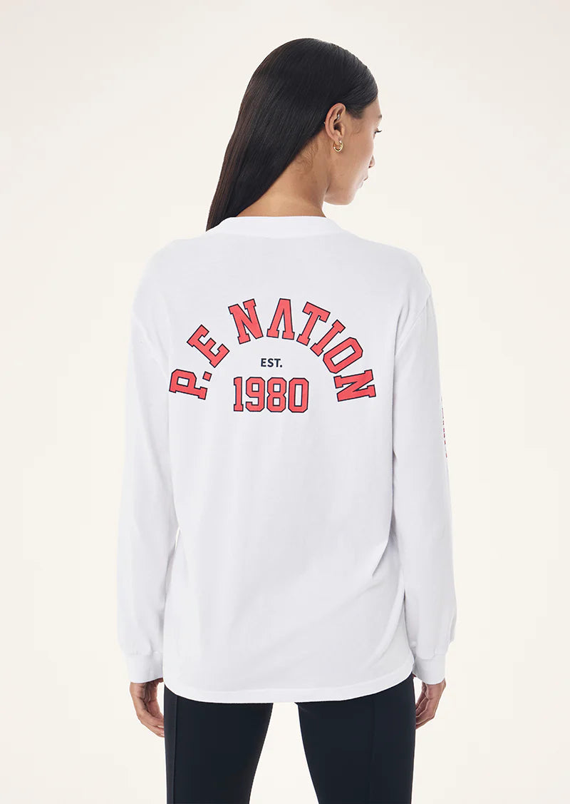 PE Nation | Established LS Tee - Optic White