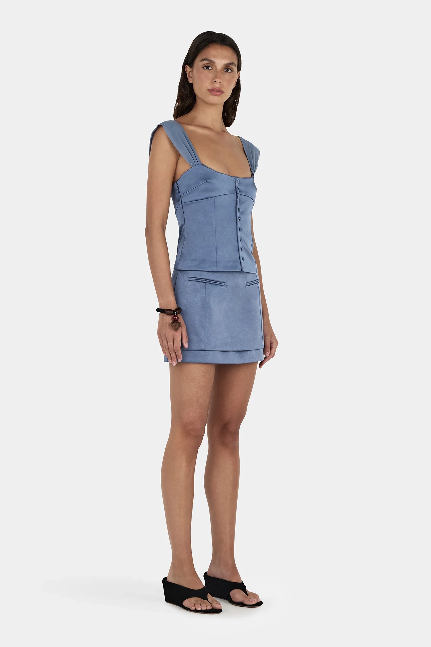 Hansen & Gretel | Everly Skirt - Steel