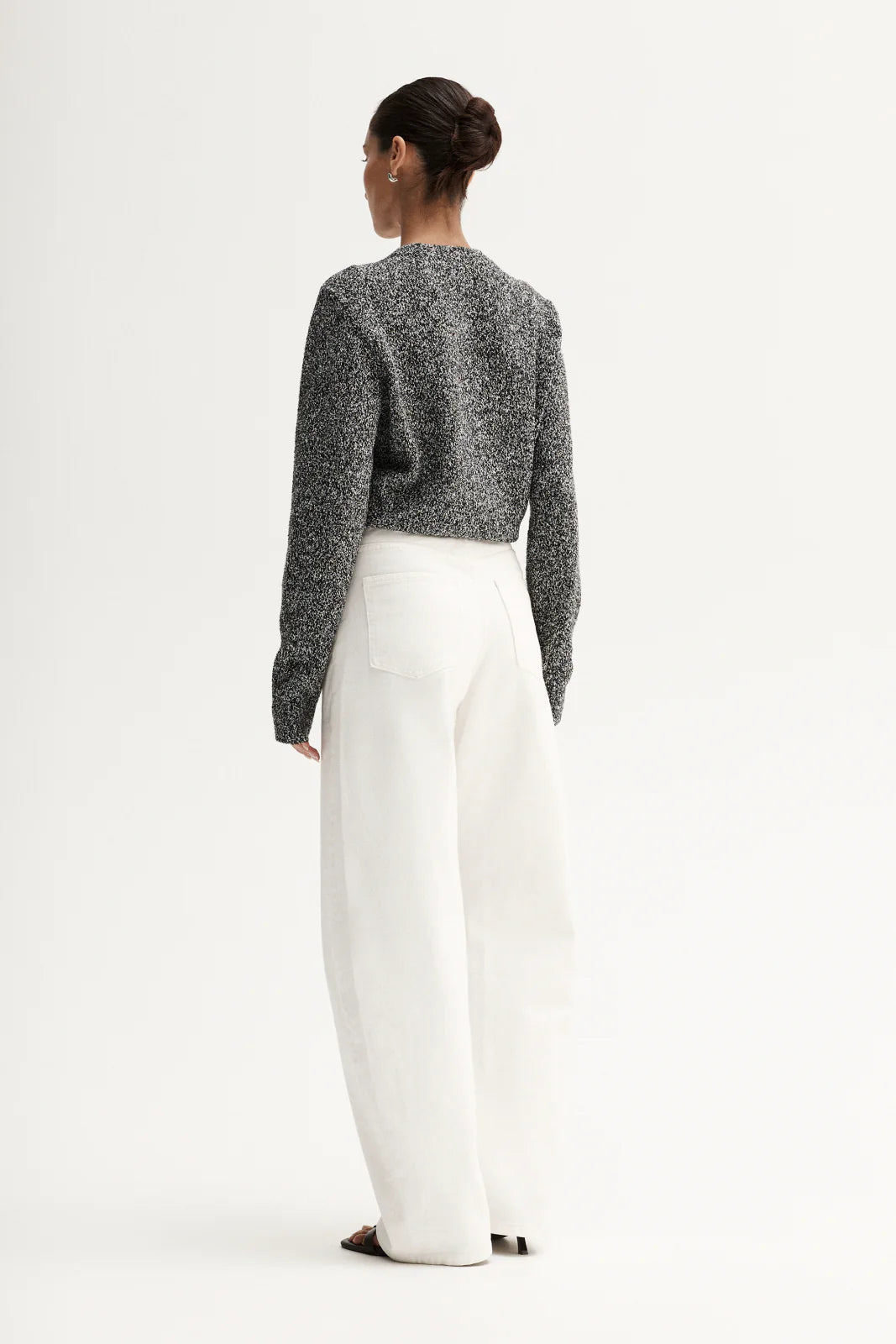 Elka Collective | Marnie Knit Cardigan - Black Mix