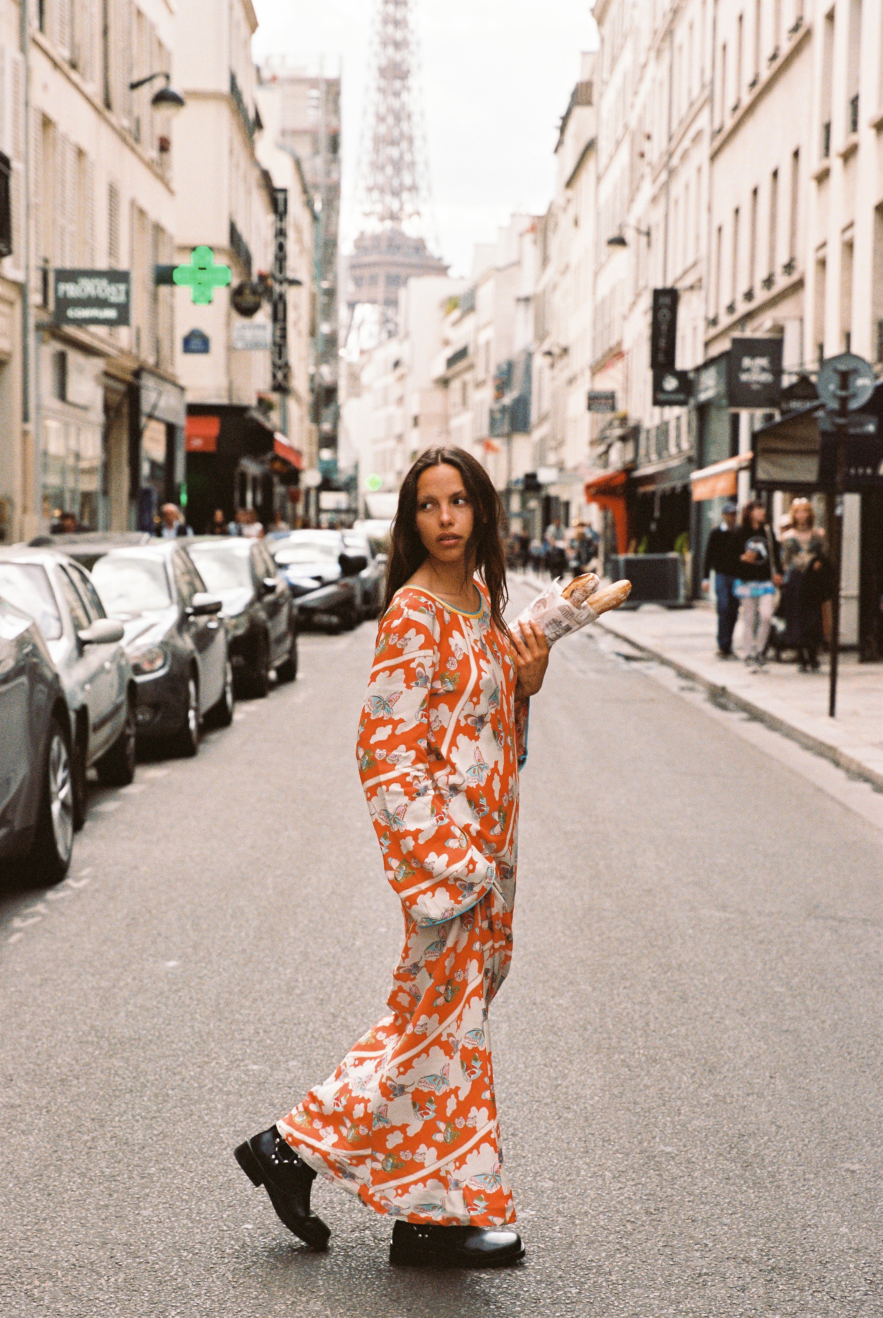 Kinga Csilla | Farfalla Olive Dress