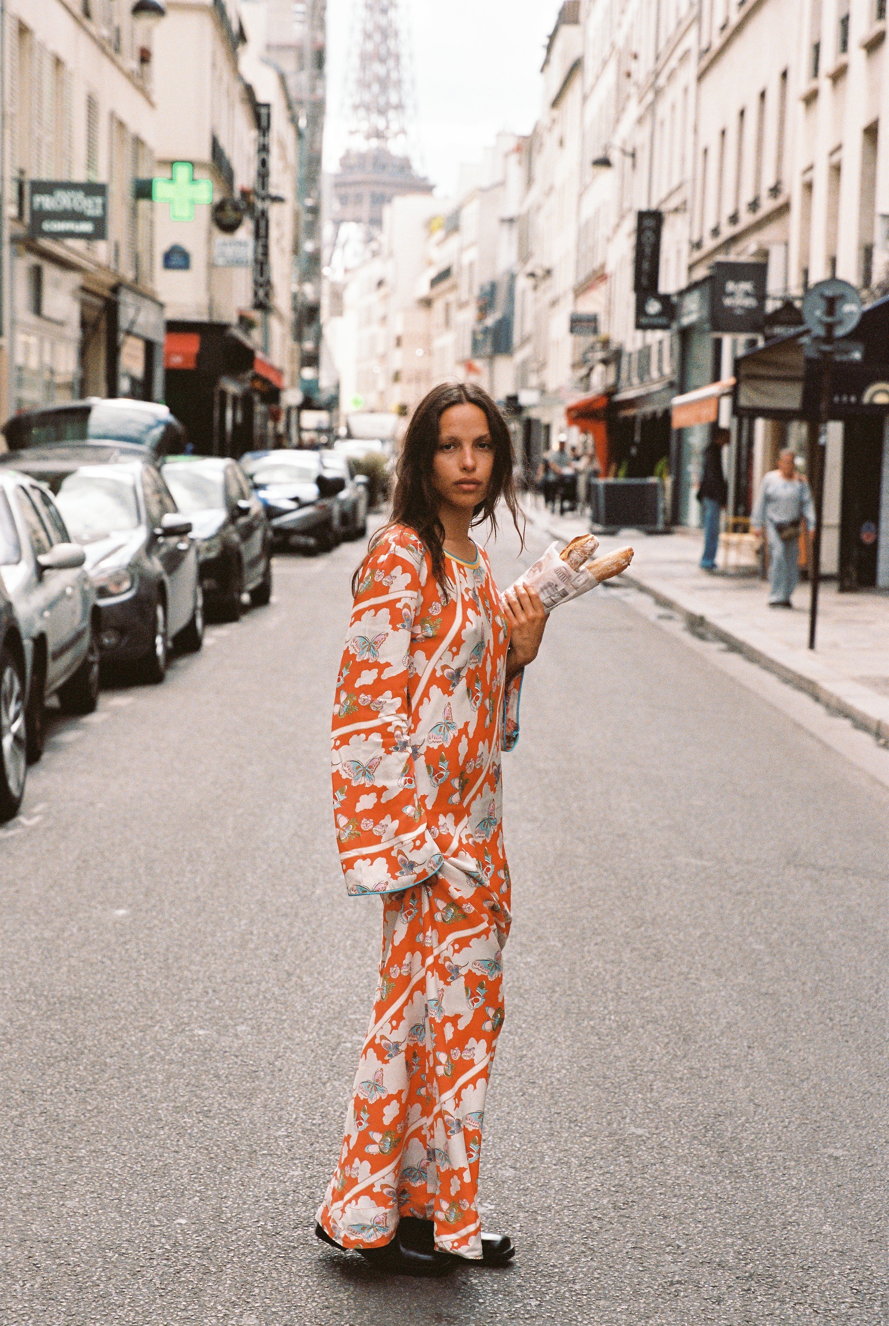 Kinga Csilla | Farfalla Olive Dress