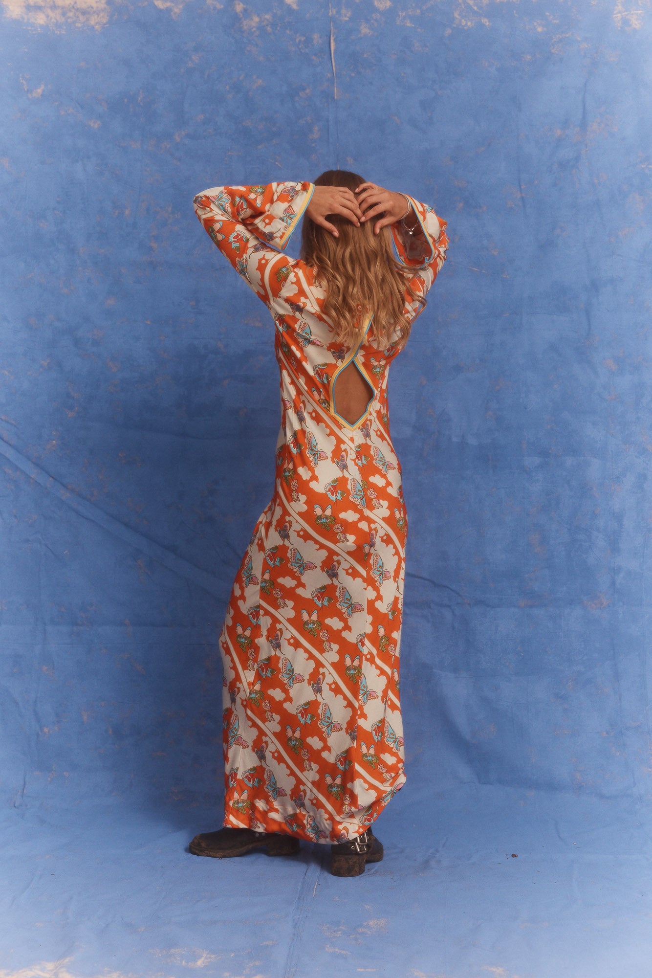 Kinga Csilla | Farfalla Olive Dress
