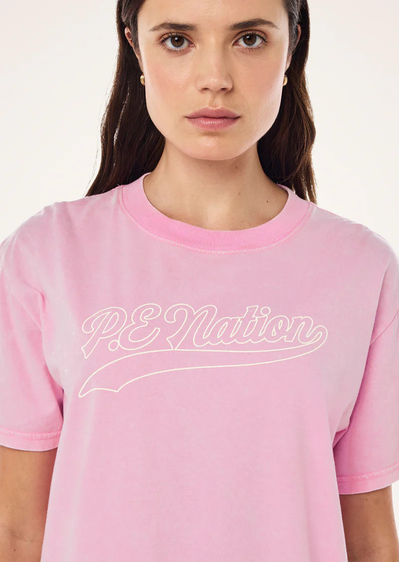 PE Nation | Formation 2 Tee - Washed Prism Pink
