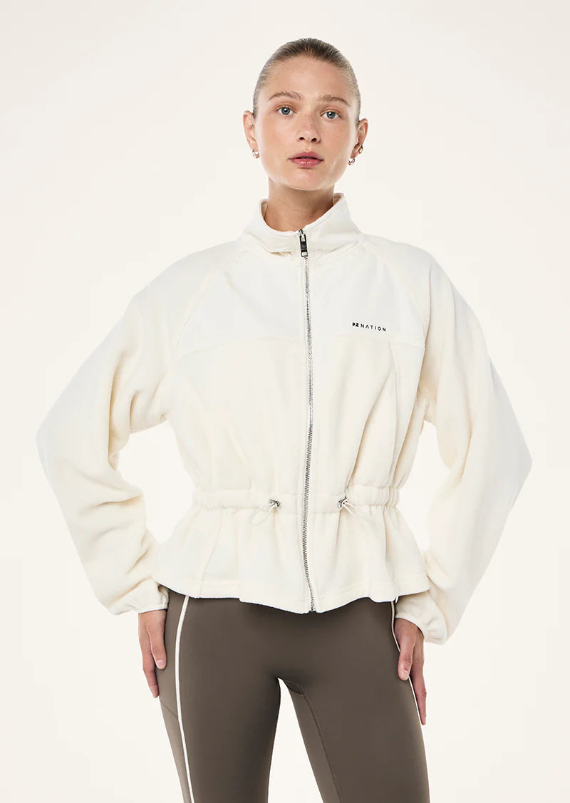 PE Nation | Form Jacket - Whisper White