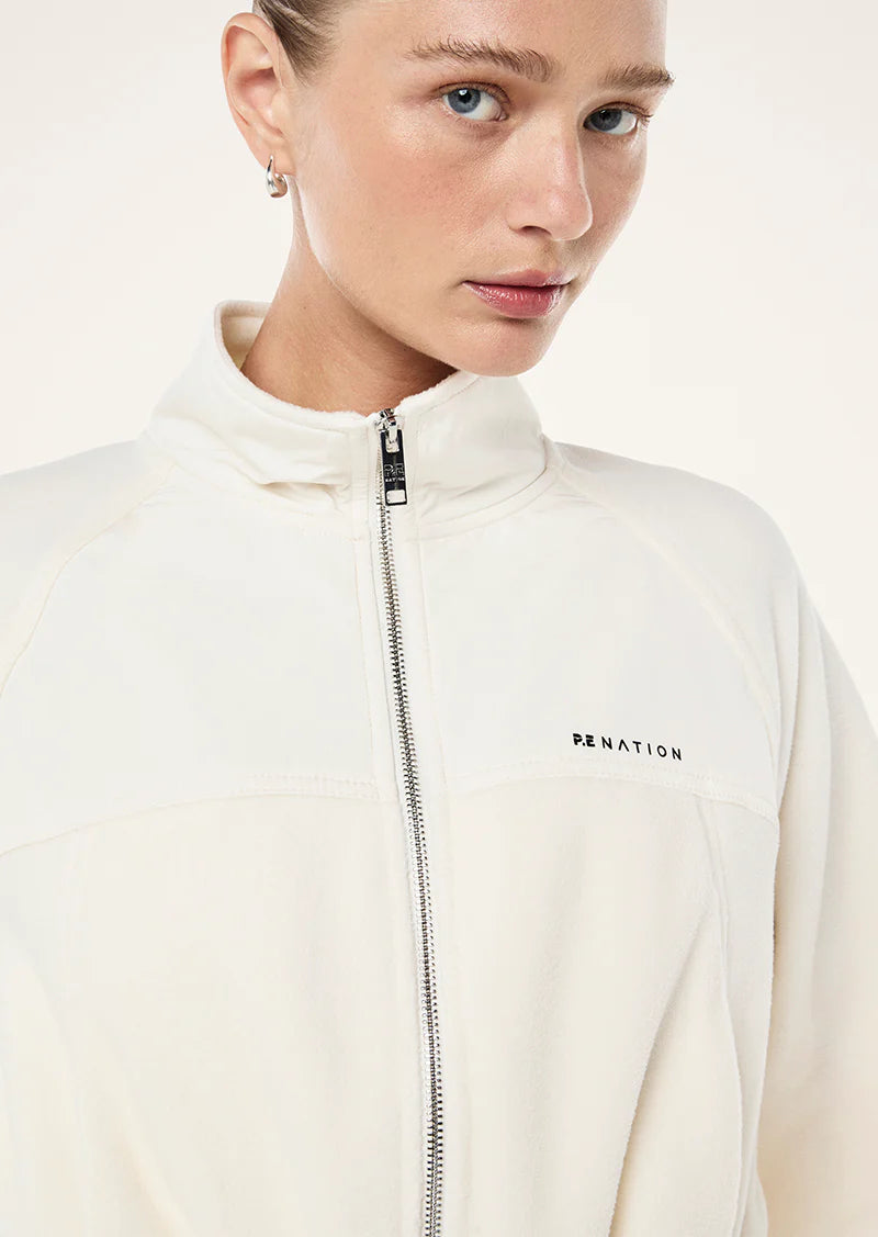 PE Nation | Form Jacket - Whisper White