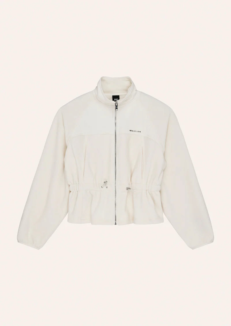 PE Nation | Form Jacket - Whisper White