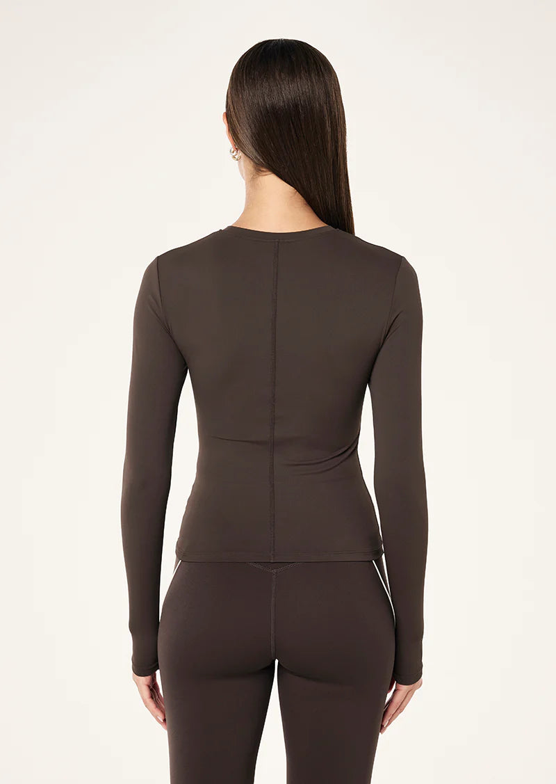 PE Nation | Foundation LS Top - Coffee