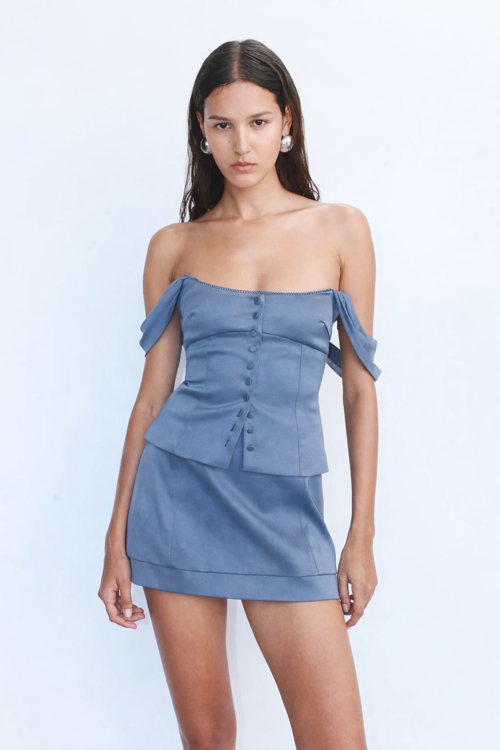 Hansen & Gretel | Everly Skirt - Steel