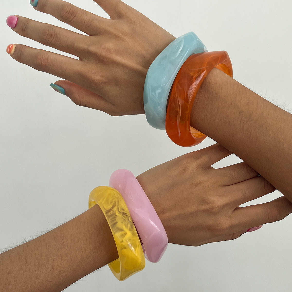 R&T | Soleil Resin Bangle - Amber Glow