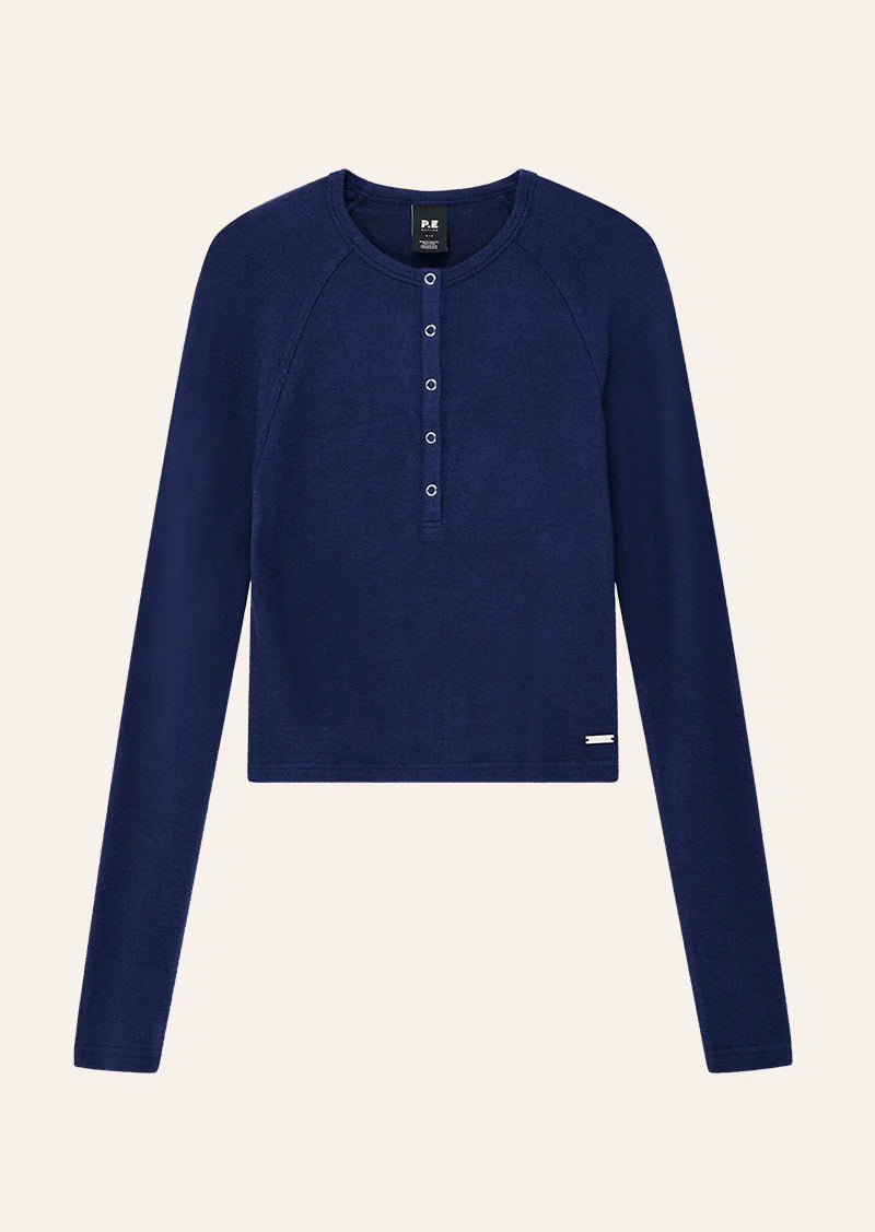 PE Nation | Haven LS Top - Dark Navy