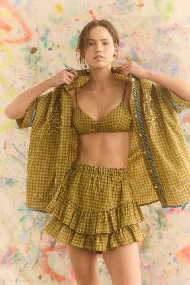 Kinga Csilla | Hulia Check Fae Frill Skort