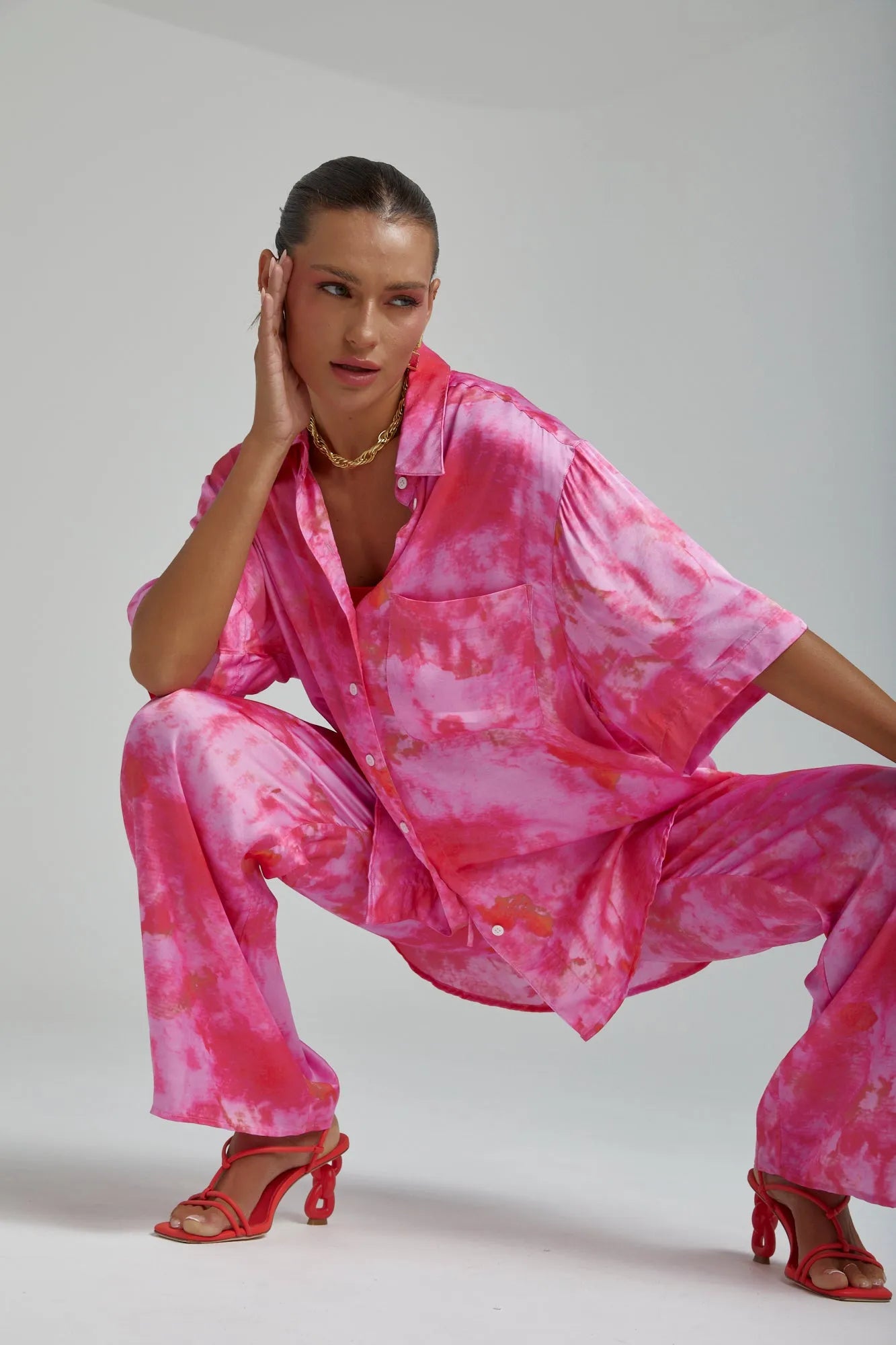 Summi Summi | Relaxed Pants - Hibiscus