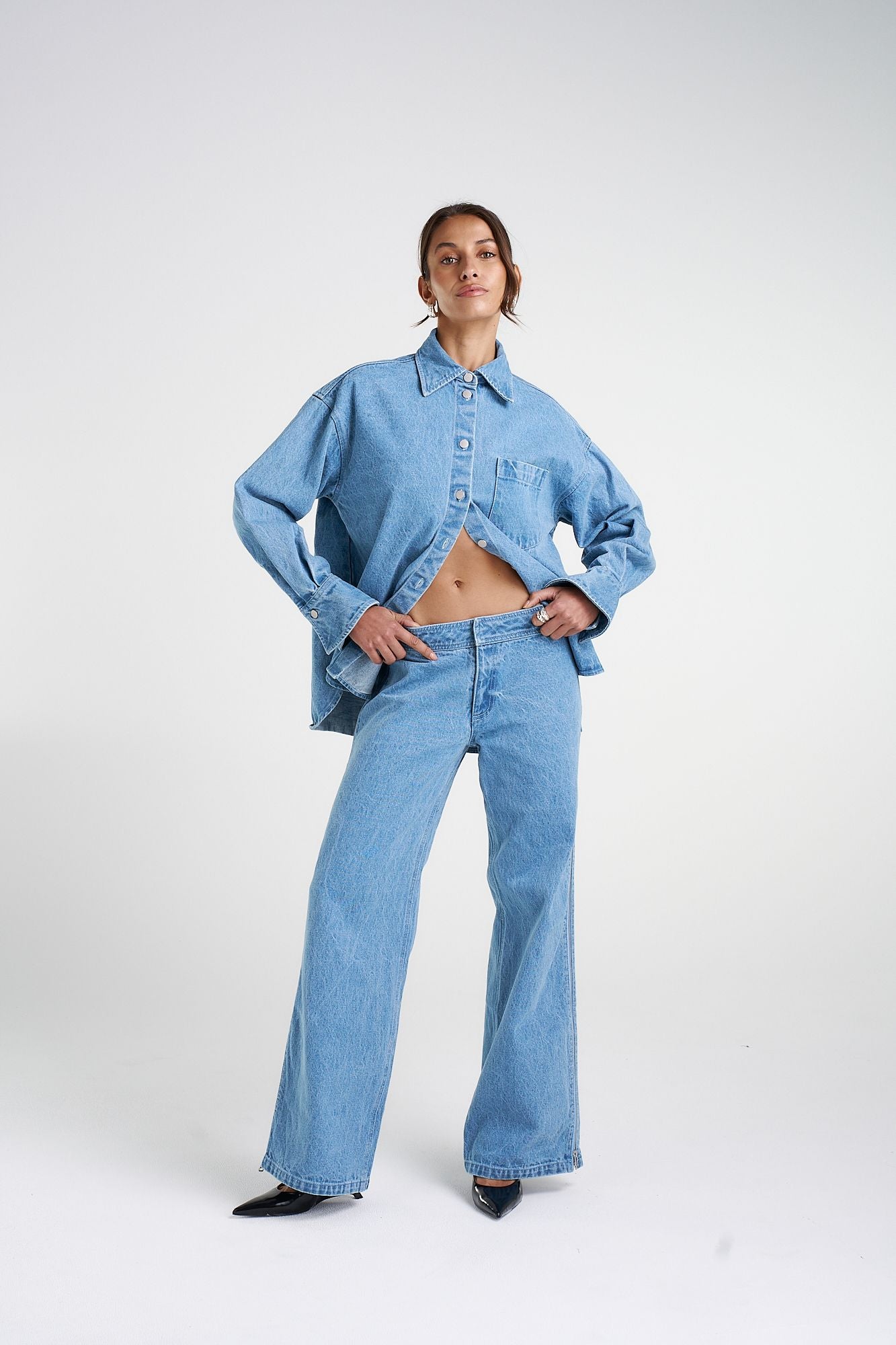 Summi Summi | Zip Jeans - Blue Denim