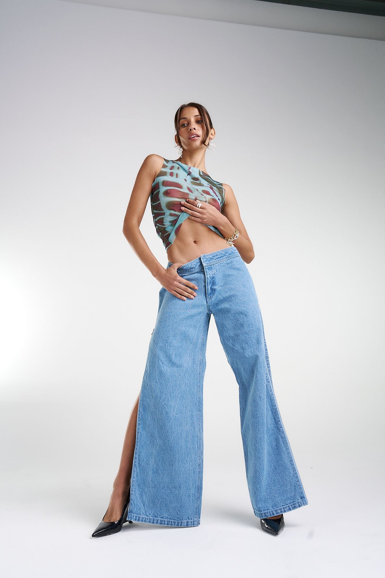 Summi Summi | Zip Jeans - Blue Denim
