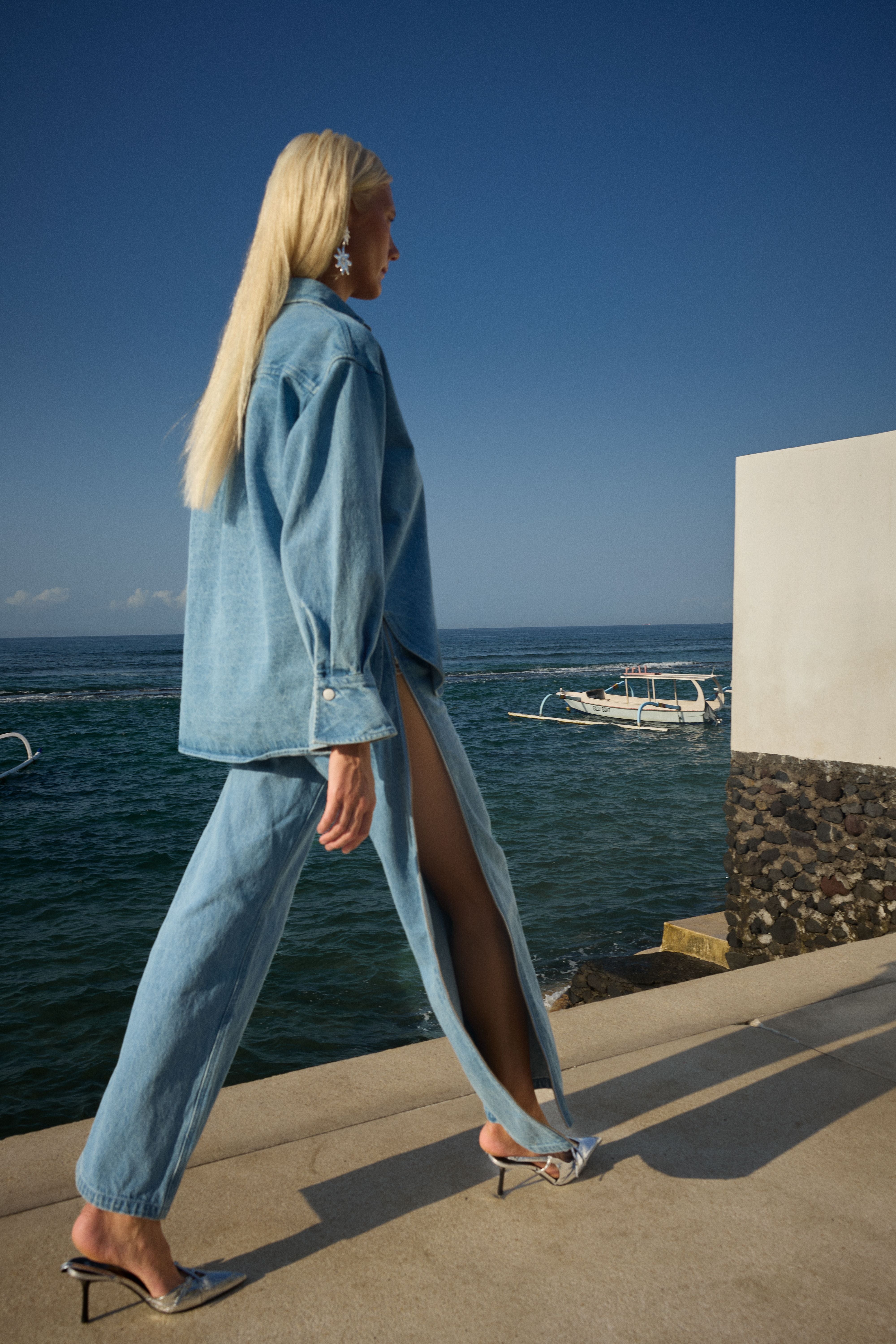 Summi Summi | Zip Jeans - Blue Denim