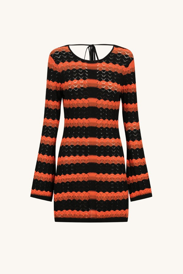 Shona Joy | Isla Low Back Flared Sleeve Mini Dress