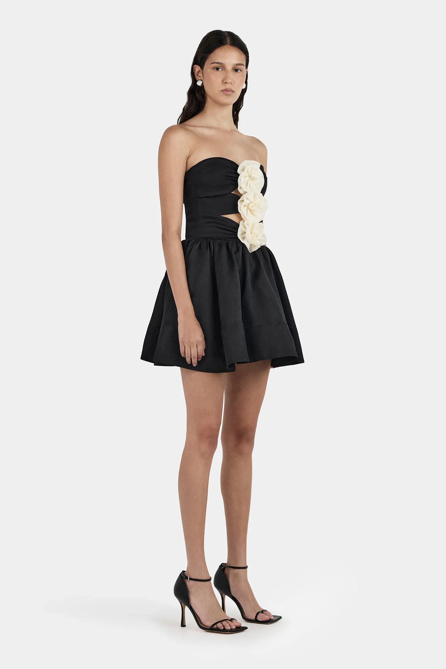 Hansen & Gretel | Jacquie Mini Dress - Black/Cream