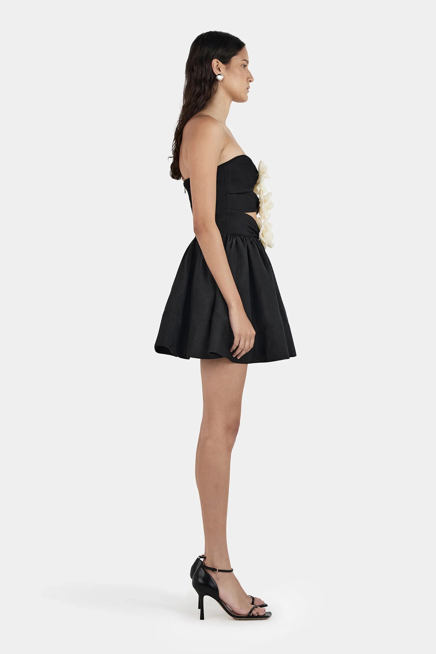 Hansen & Gretel | Jacquie Mini Dress - Black/Cream
