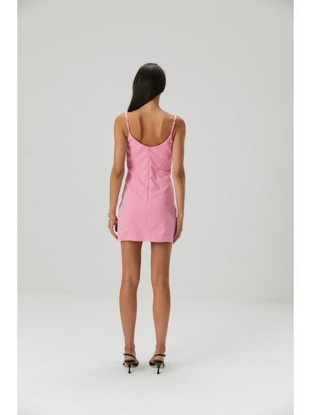 Misha | Blanca Bonded Crepe Mini Dress
